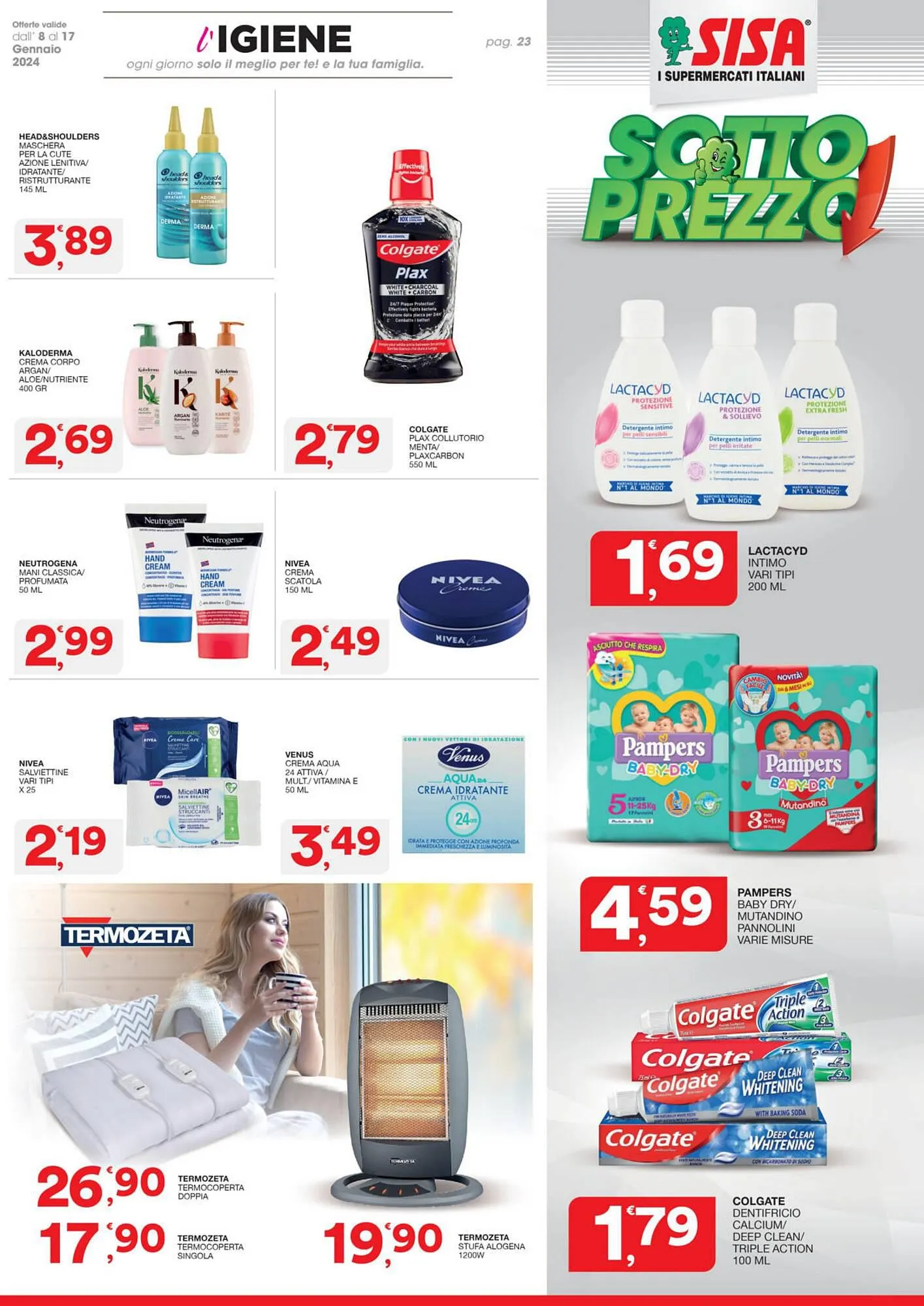 Volantino Sisa da 8 gennaio a 17 gennaio di 2024 - Pagina del volantino 23