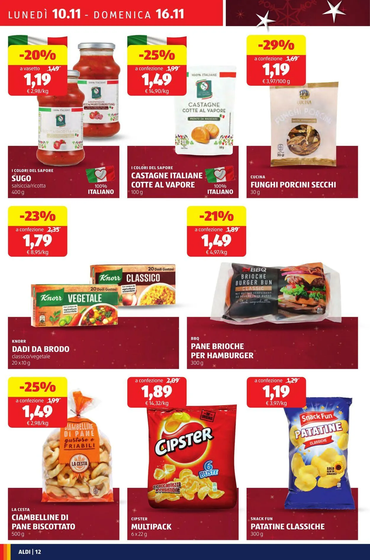 Aldi Volantino attuale da 10 novembre a 16 novembre di 2025 - Pagina del volantino 12