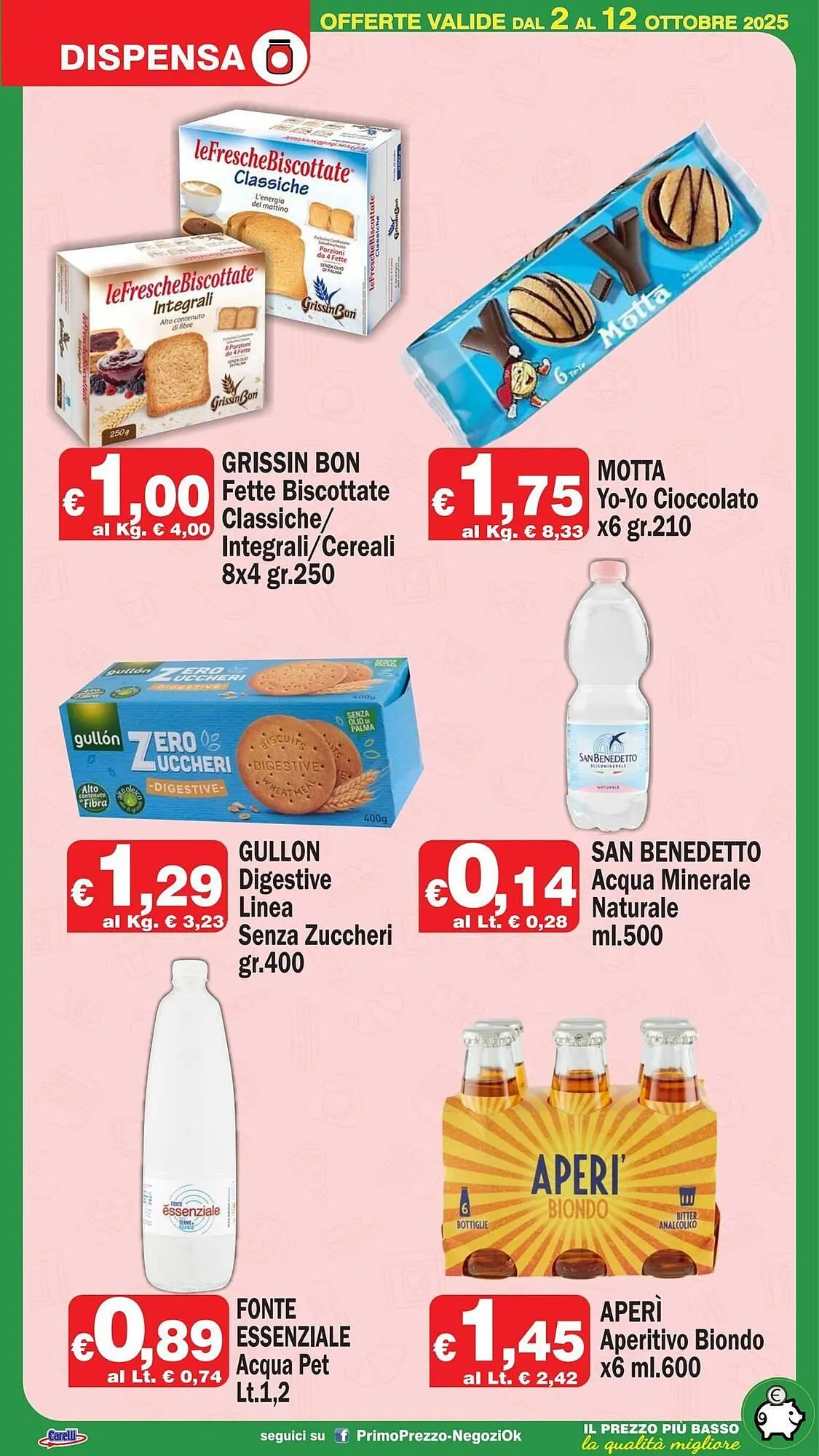 Volantino Primo Prezzo da 2 ottobre a 12 ottobre di 2025 - Pagina del volantino 6