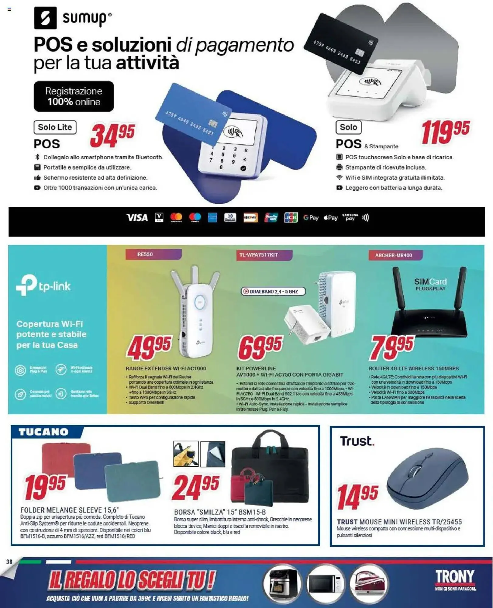 Volantino Trony da 5 settembre a 1 ottobre di 2025 - Pagina del volantino 38
