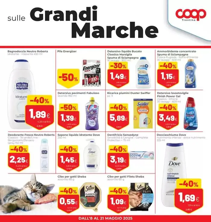 30% 40% 50% sulle grandi marche da 8 maggio a 21 maggio di 2025 - Pagina del volantino 5