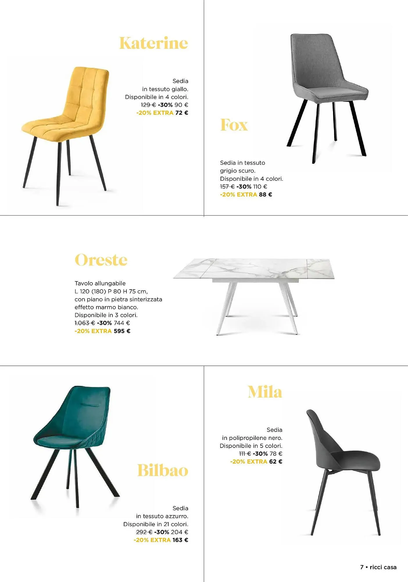 Volantino Ricci Casa da 1 gennaio a 1 febbraio di 2026 - Pagina del volantino 7