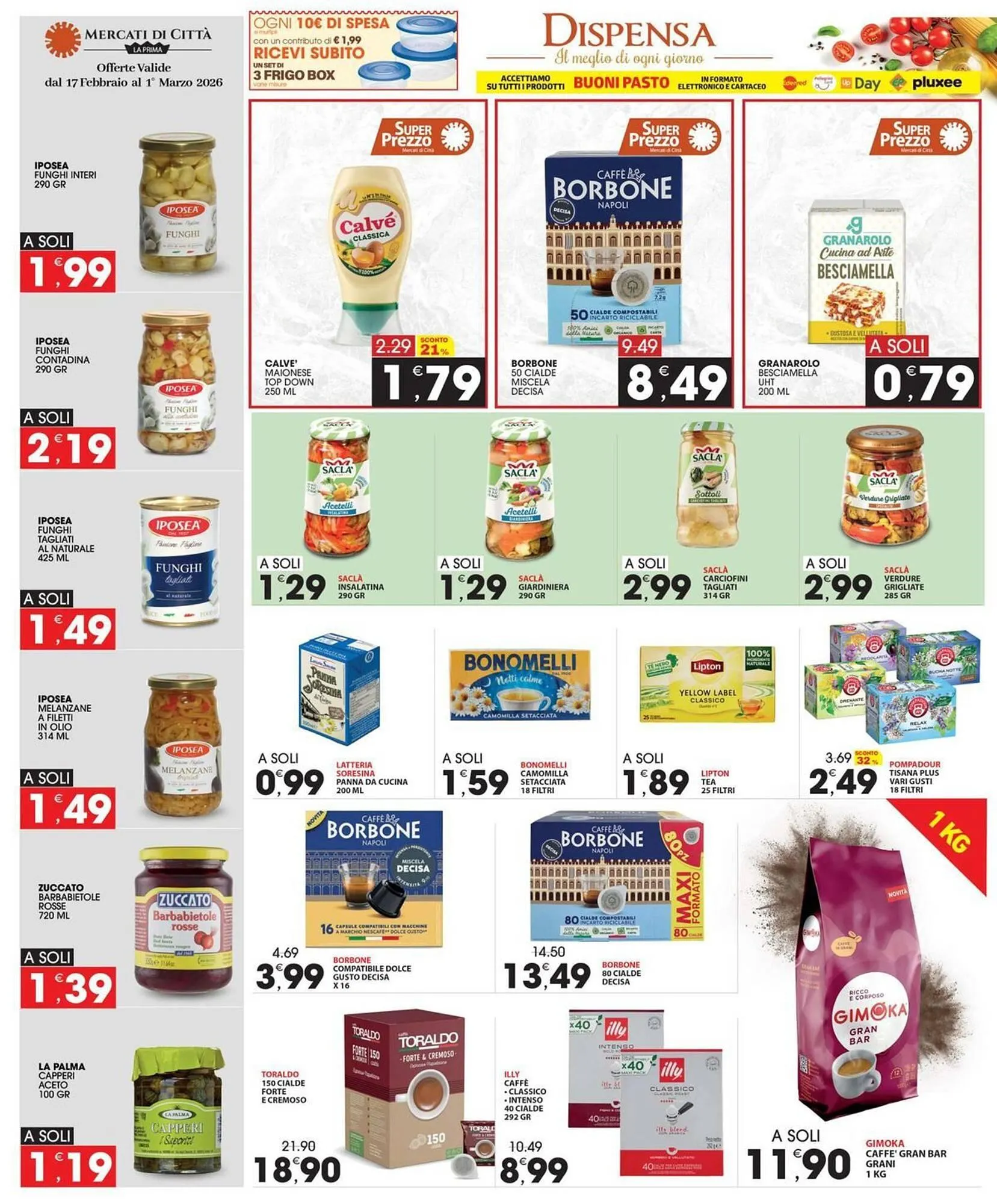 Volantino Mercati di Città La Prima da 17 febbraio a 1 marzo di 2026 - Pagina del volantino 14