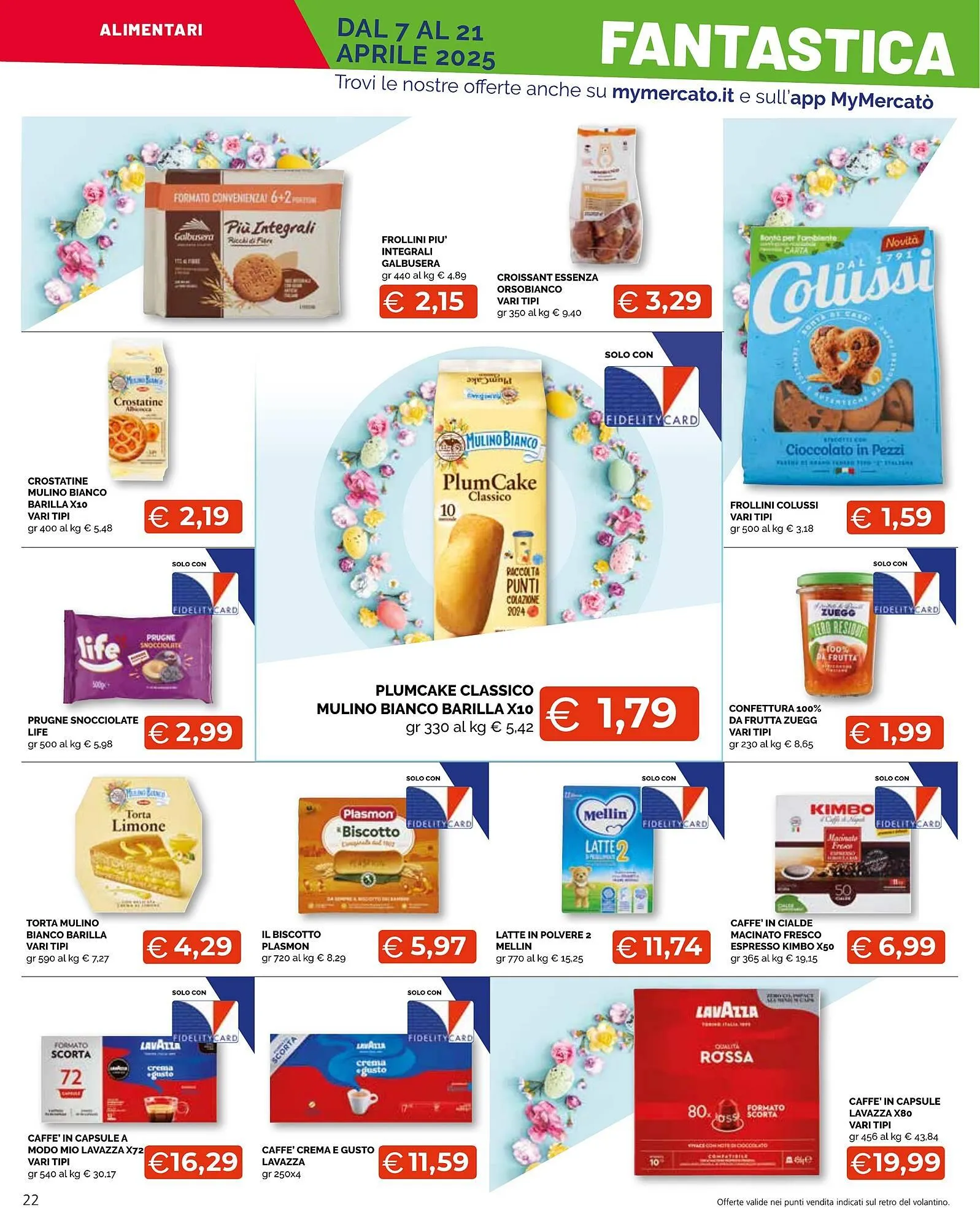 Volantino Mercatò Big da 7 aprile a 21 aprile di 2025 - Pagina del volantino 22