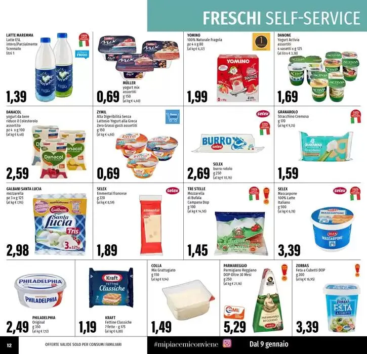 Tanti prodotti a 0.99 da 9 gennaio a 22 gennaio di 2025 - Pagina del volantino 12