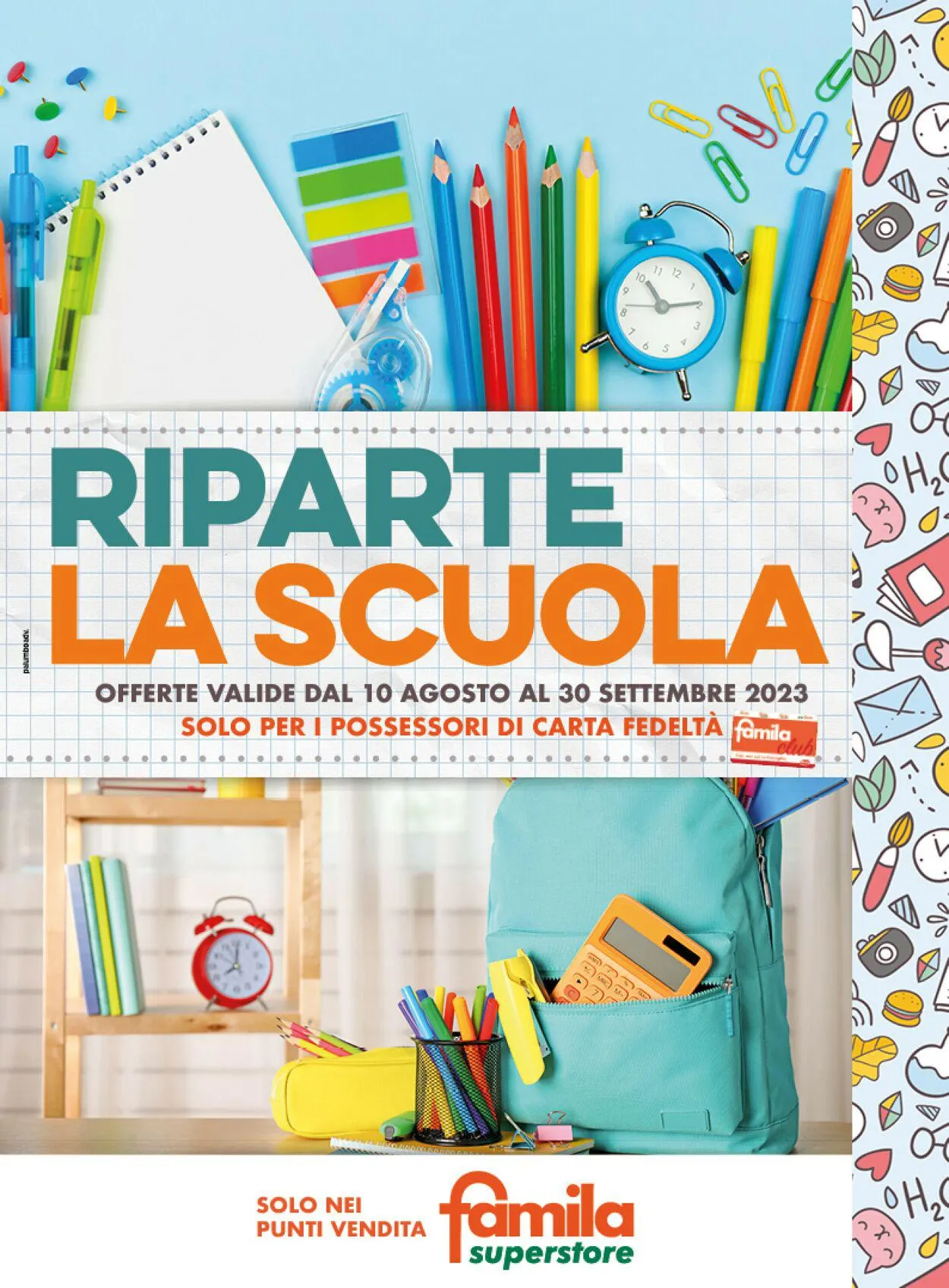 Famila Volantino attuale da 10 agosto a 30 settembre di 2023 - Pagina del volantino 1
