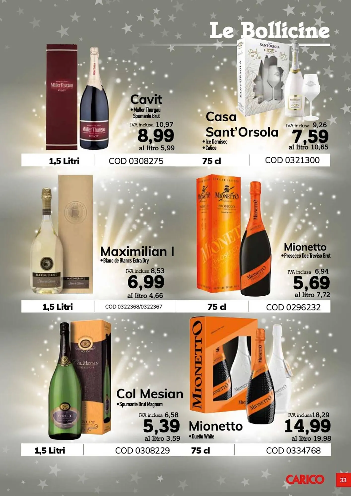 Volantino Carico Cash & Carry da 8 novembre a 21 dicembre di 2025 - Pagina del volantino 33