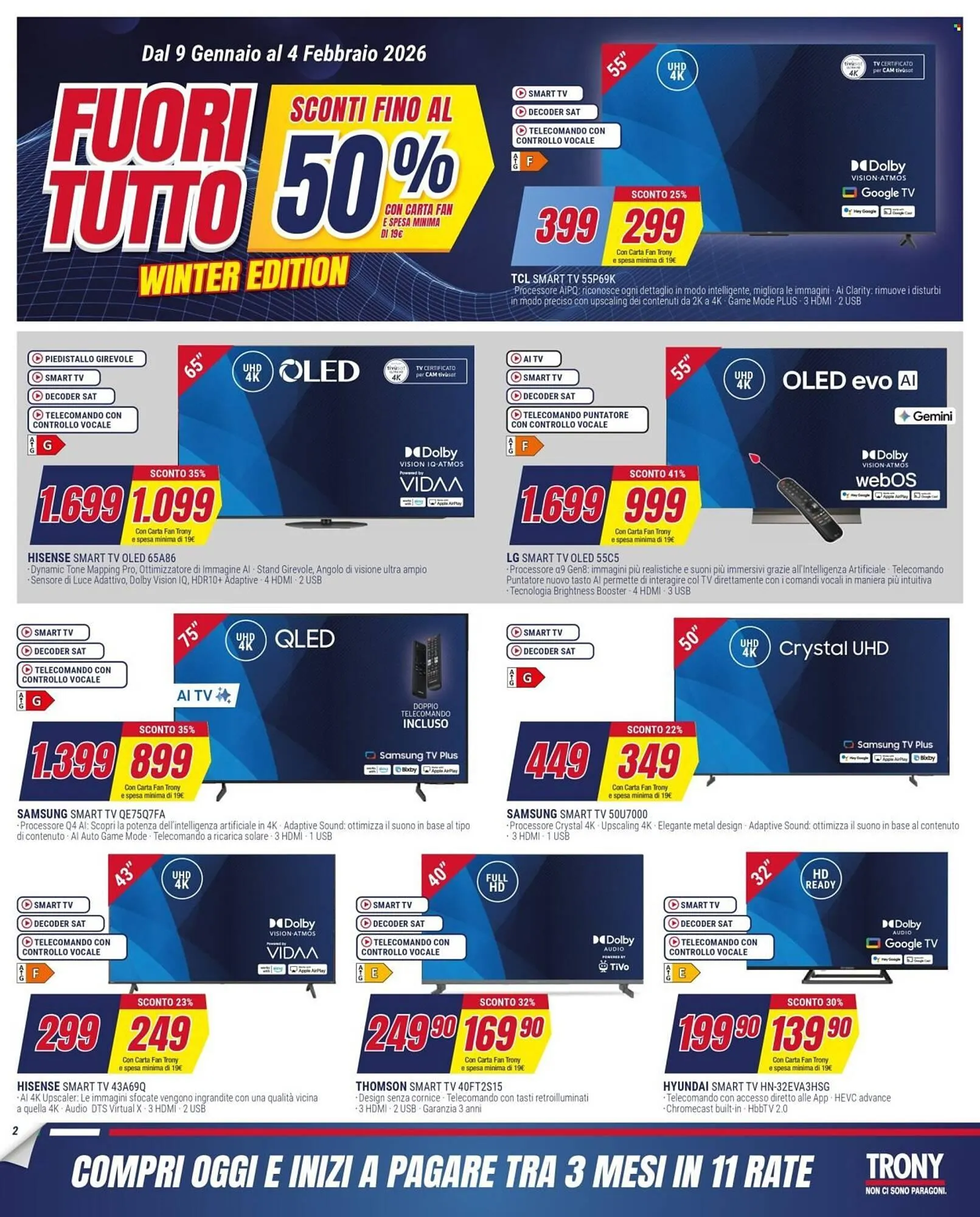 Volantino Trony da 9 gennaio a 4 febbraio di 2026 - Pagina del volantino 2
