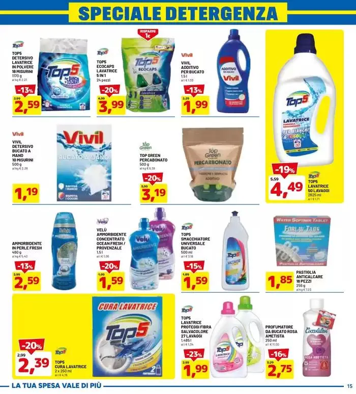 Tanti prodotti a 0,99 da 6 marzo a 16 marzo di 2025 - Pagina del volantino 15