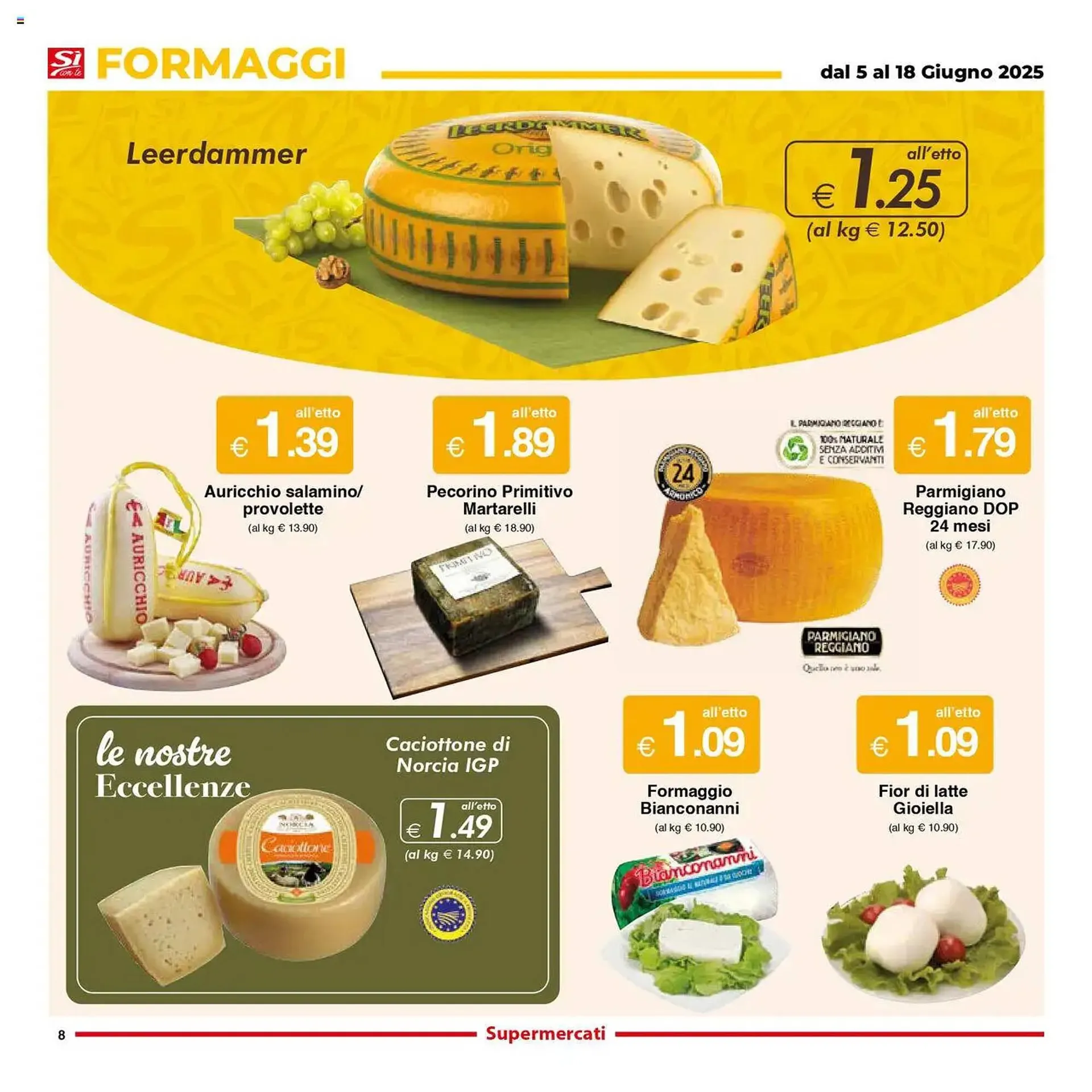 Volantino Sì con te da 5 giugno a 18 giugno di 2025 - Pagina del volantino 8