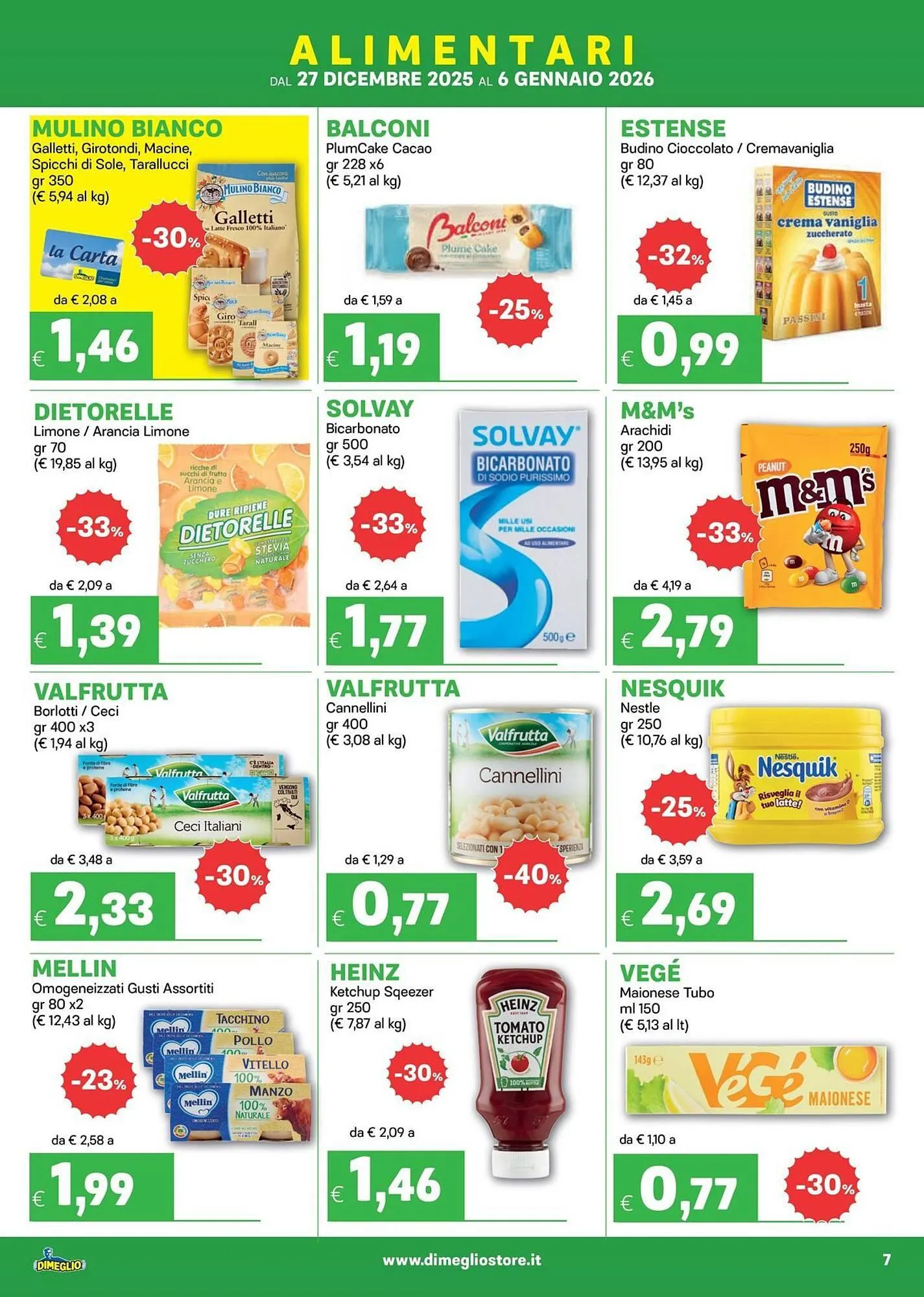 Volantino DiMeglio da 27 dicembre a 6 gennaio di 2026 - Pagina del volantino 7