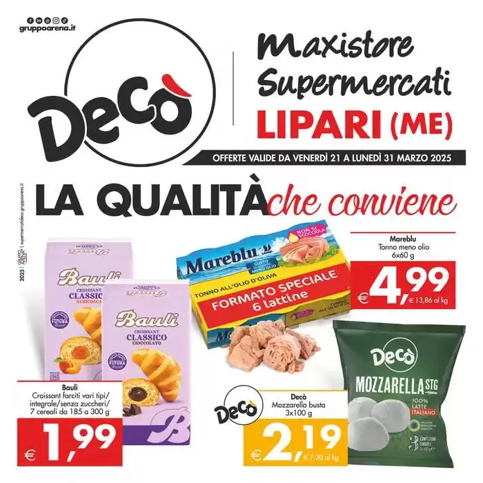 La qualita che conviene da 21 marzo a 31 marzo di 2025 - Pagina del volantino 1