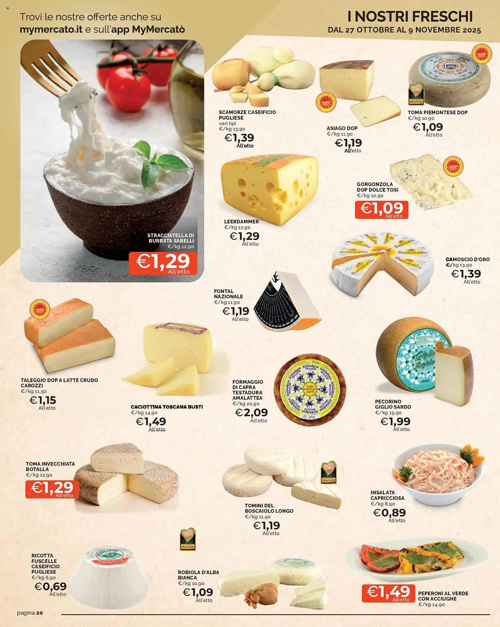 Volantino Mercatò da 27 ottobre a 9 novembre di 2025 - Pagina del volantino 20