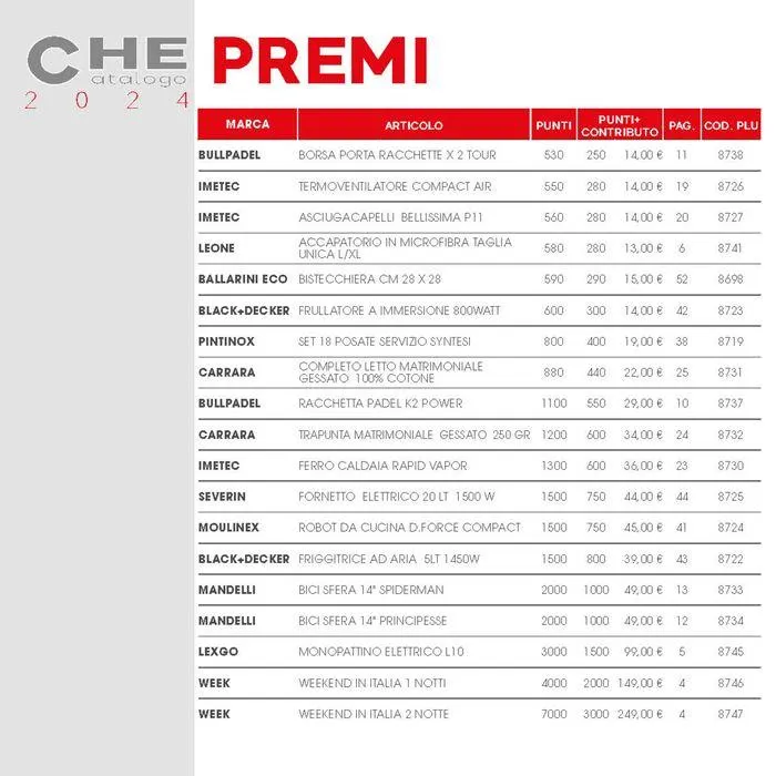 Premi sprint 2024 2025 da 30 aprile a 31 gennaio di 2025 - Pagina del volantino 61