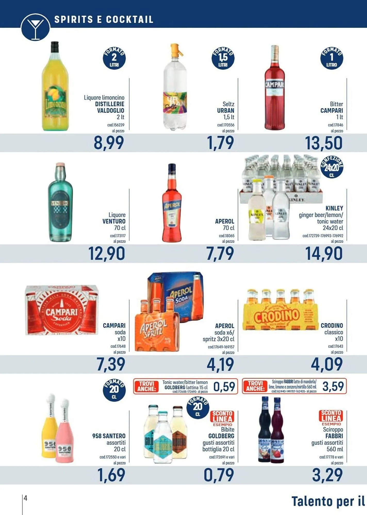 Volantino Talento Professional Store da 30 giugno a 13 luglio di 2025 - Pagina del volantino 4