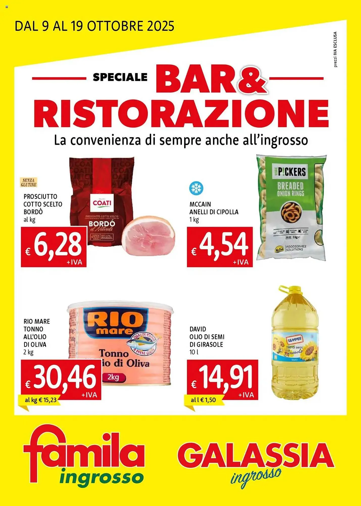 Volantino Galassia da 9 ottobre a 19 ottobre di 2025 - Pagina del volantino 1