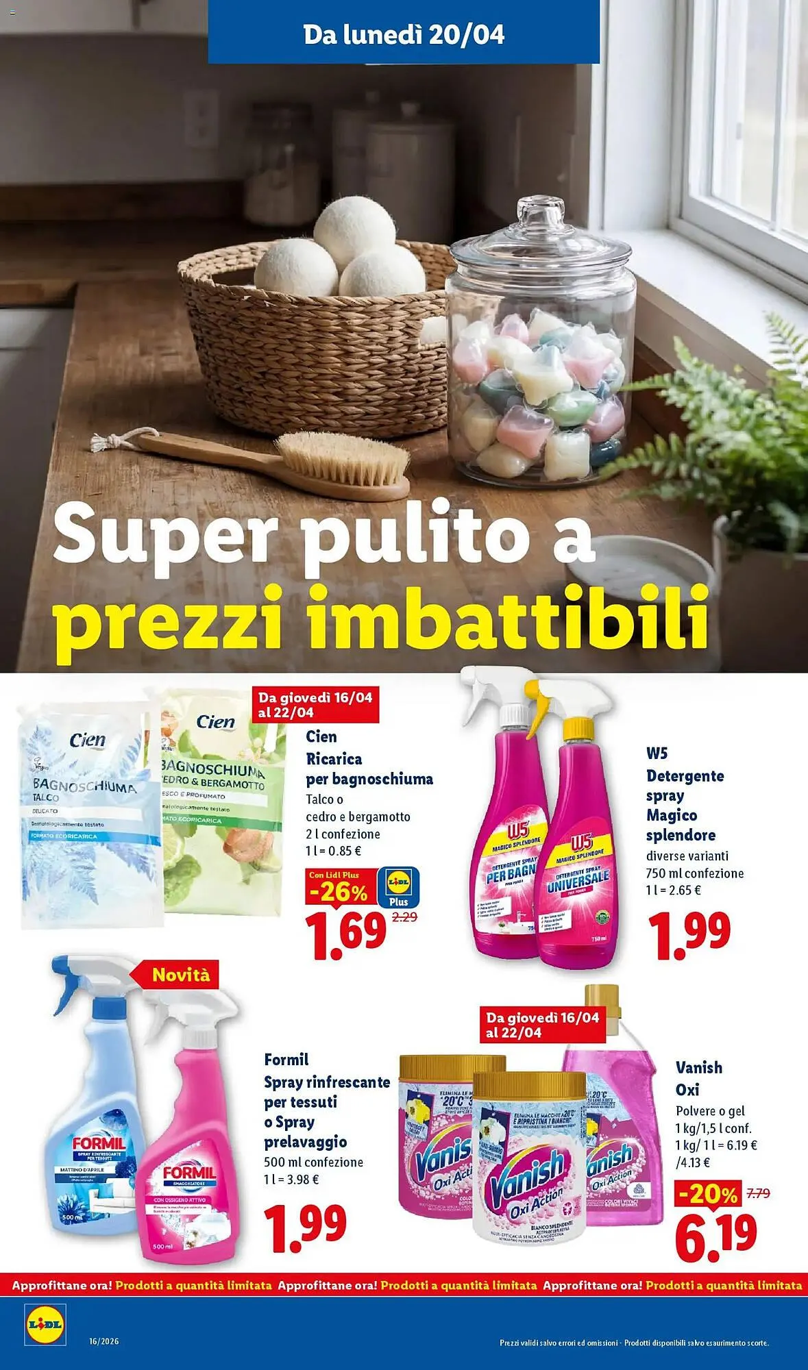 Volantino Lidl da 16 aprile a 22 aprile di 2026 - Pagina del volantino 42