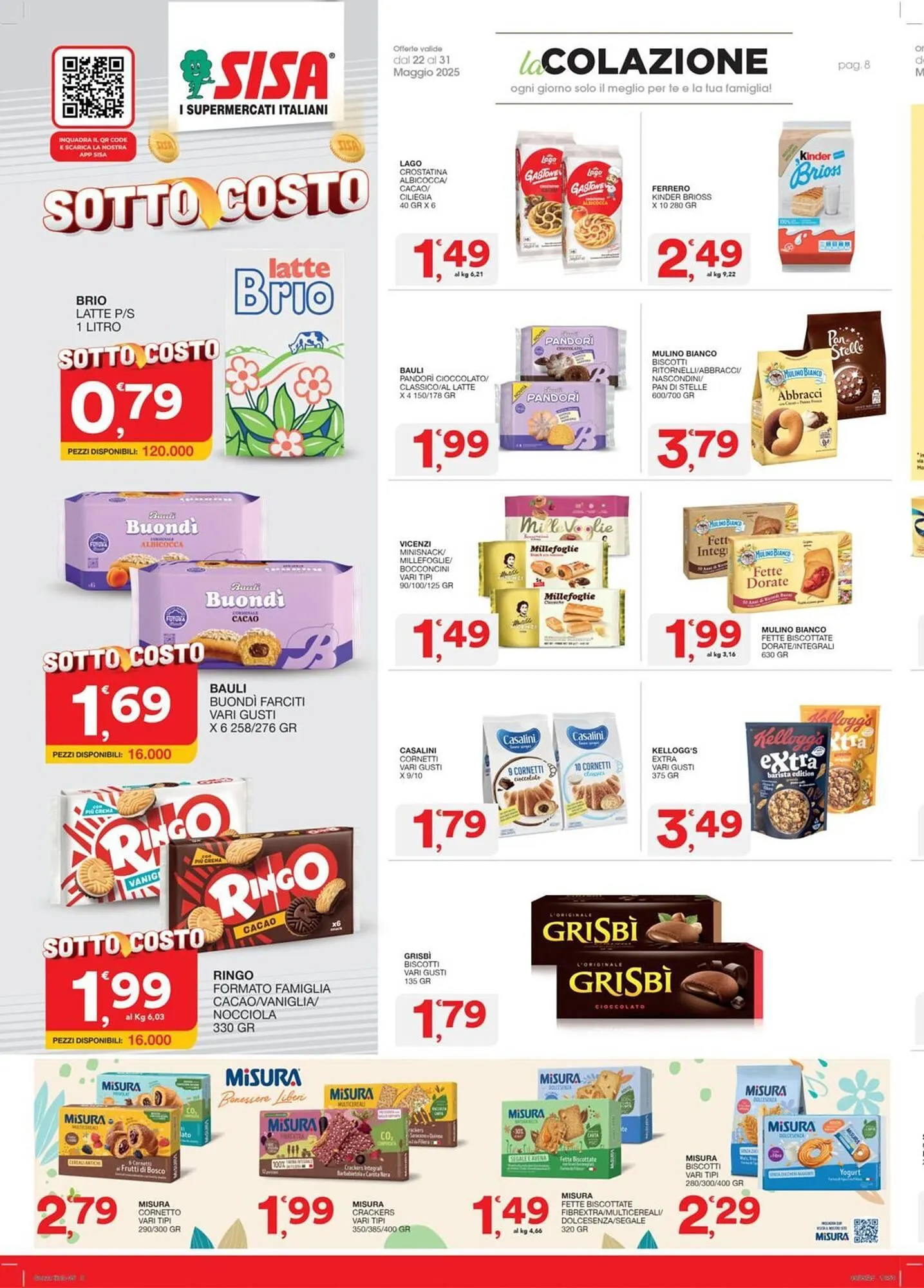 Volantino Sisa da 22 maggio a 31 maggio di 2025 - Pagina del volantino 8
