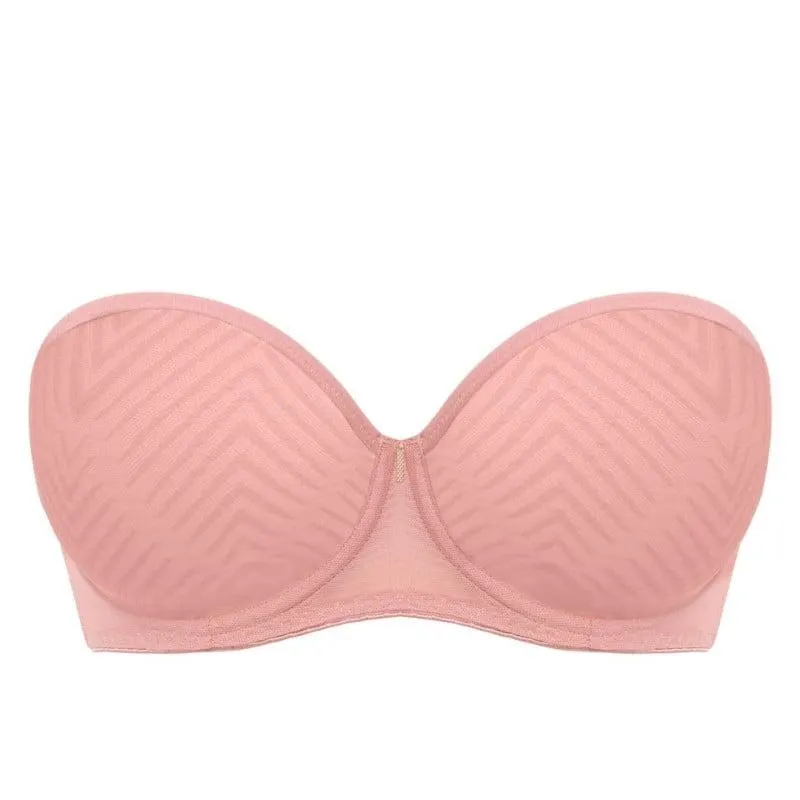 FL- AA401109ASE-Reggiseno a fascia preformato Tailored con ferretto -Ash Rose