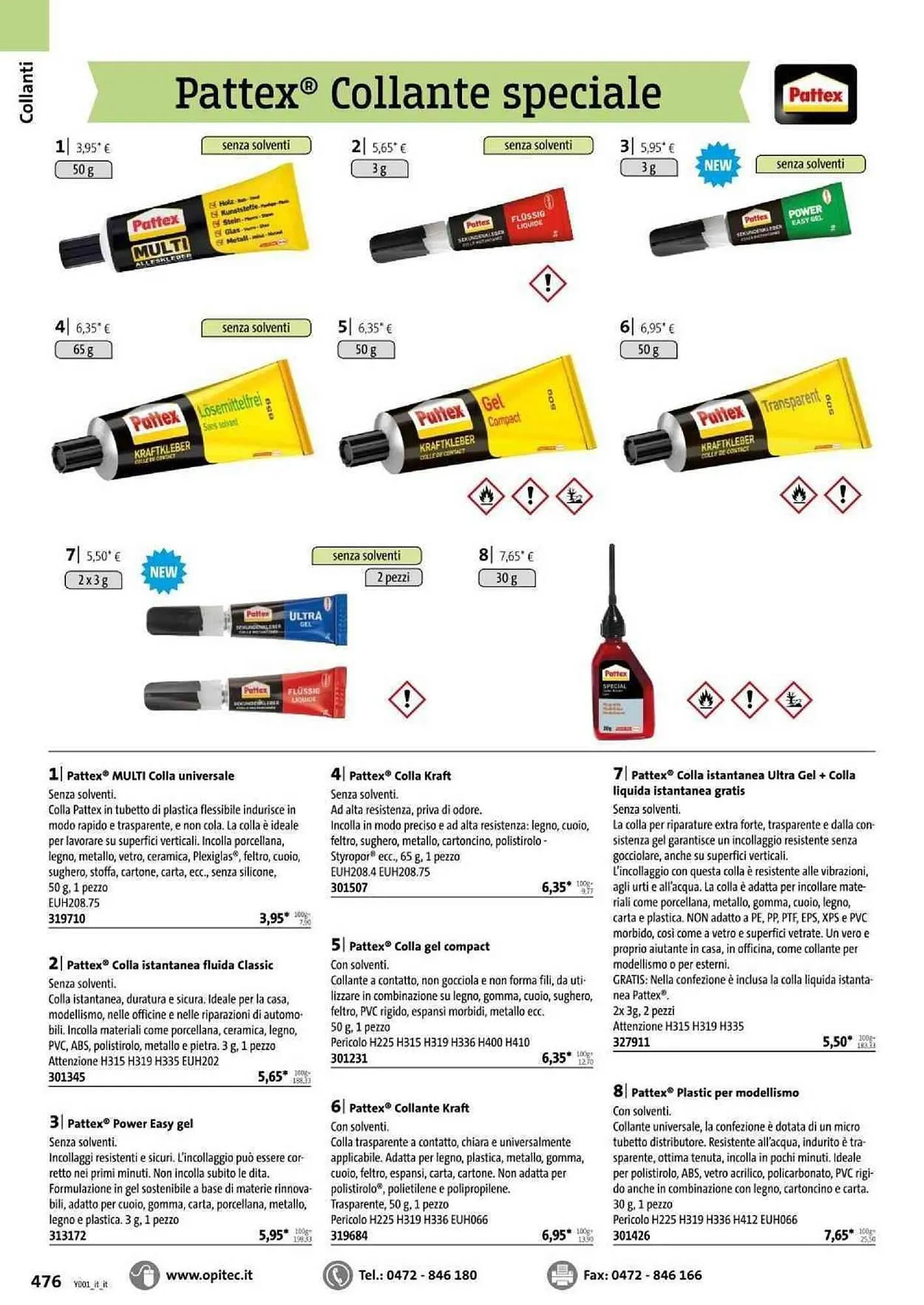 Volantino Opitec da 6 gennaio a 31 agosto di 2024 - Pagina del volantino 476