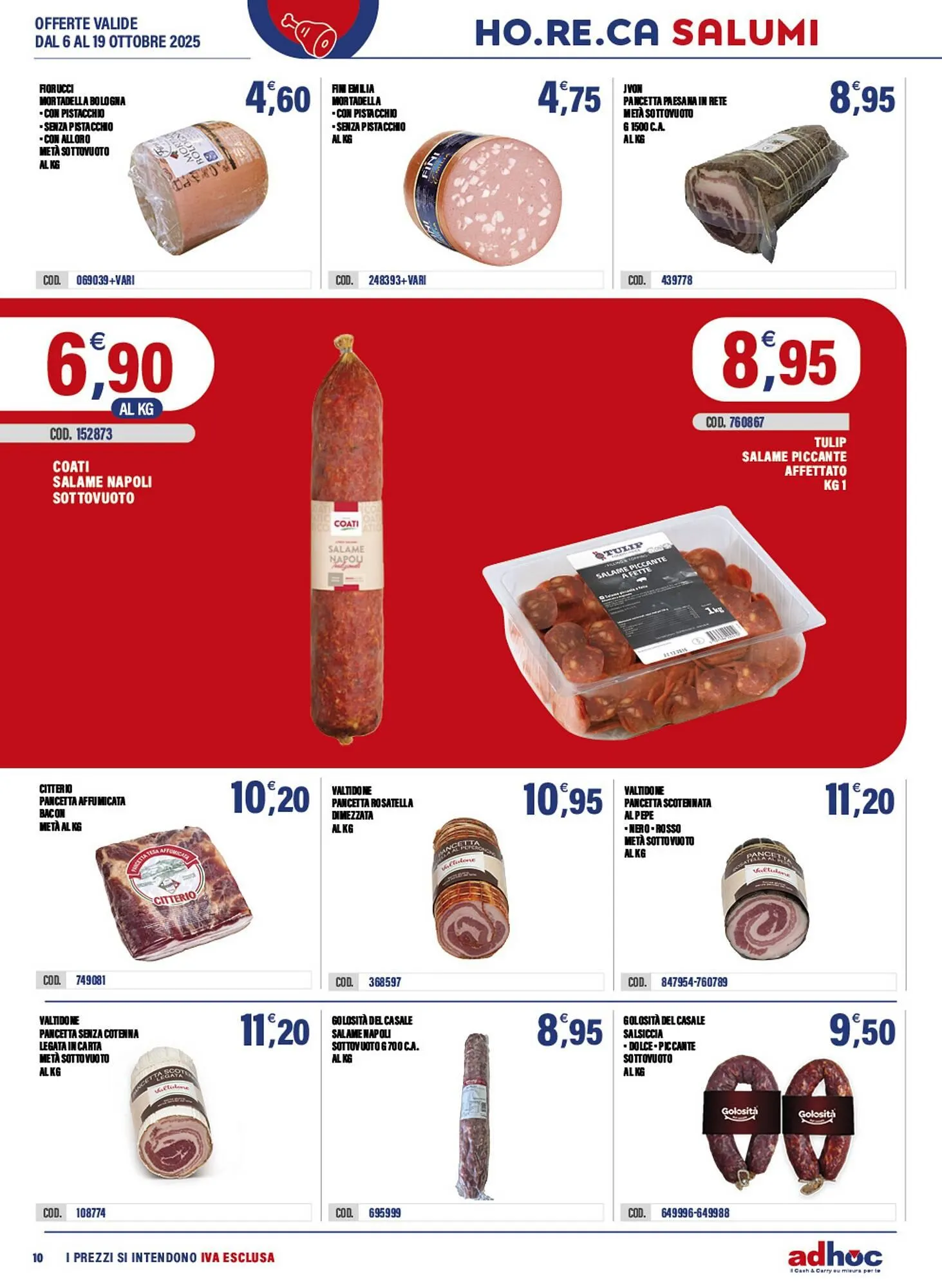 Volantino Adhoc da 6 ottobre a 19 ottobre di 2025 - Pagina del volantino 10