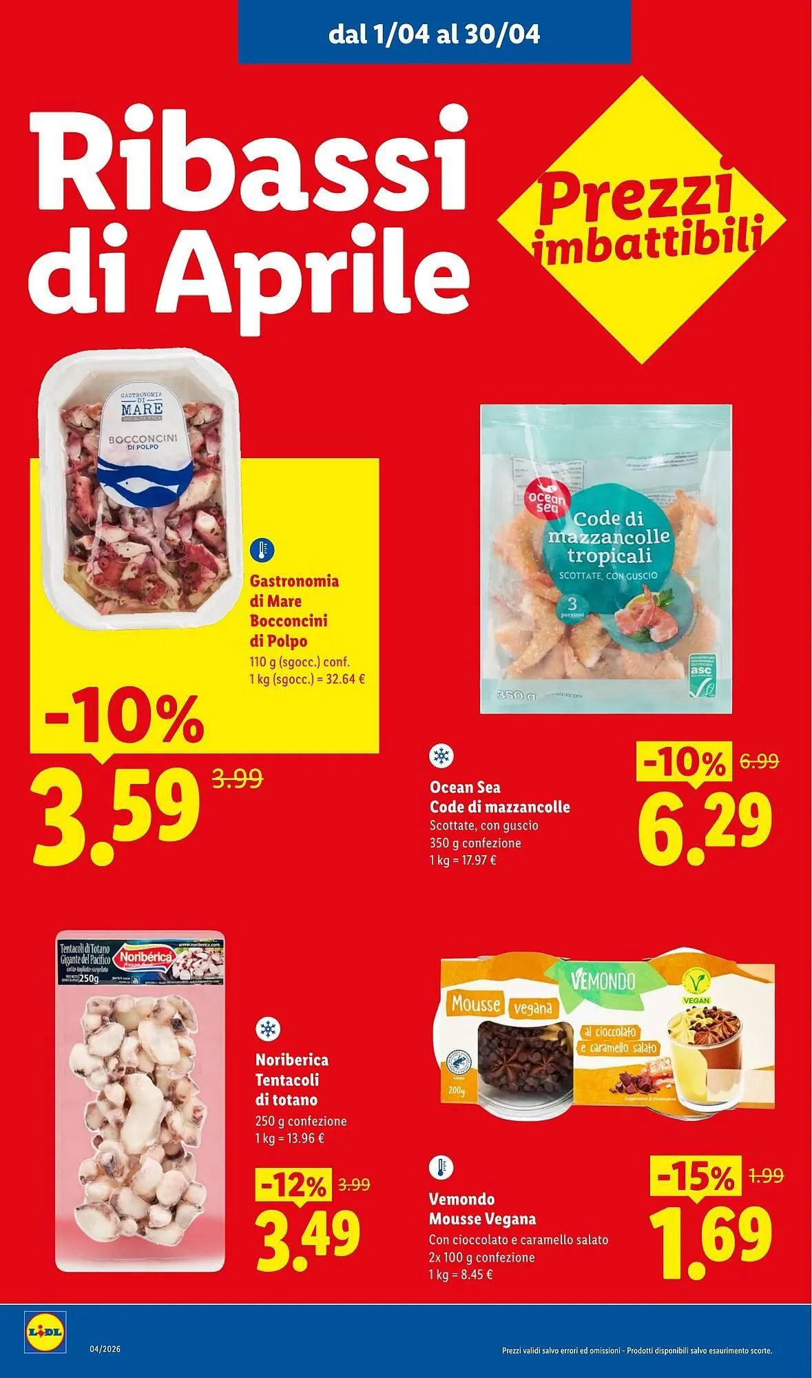 Volantino Lidl da 1 aprile a 30 aprile di 2026 - Pagina del volantino 4