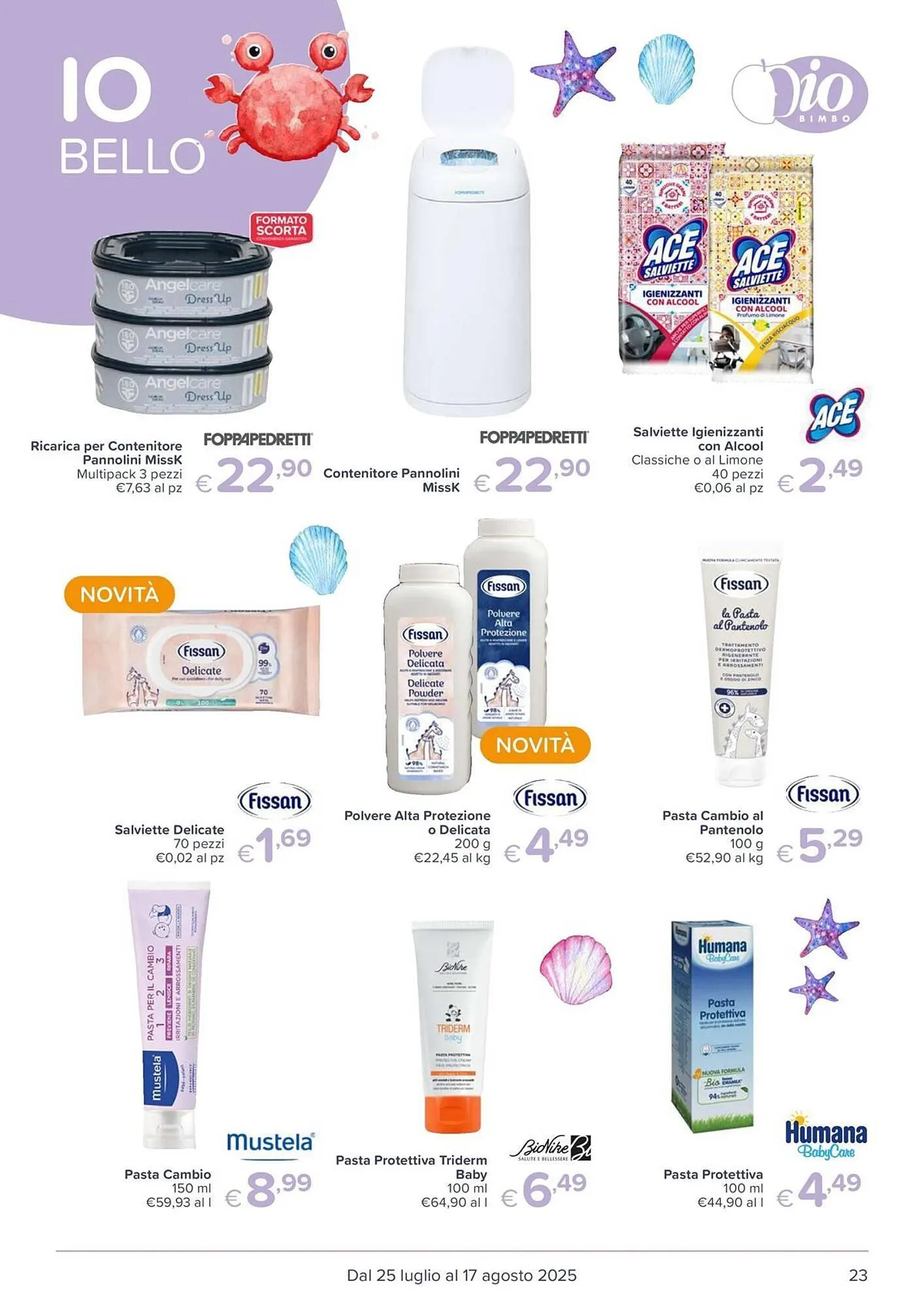 Volantino Io Bimbo da 25 luglio a 17 agosto di 2025 - Pagina del volantino 23