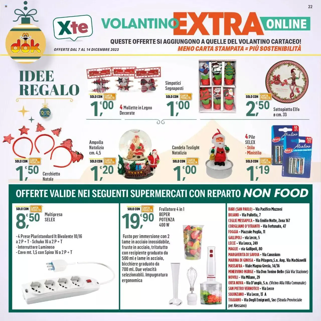 Volantino DOK da 7 dicembre a 14 dicembre di 2023 - Pagina del volantino 22