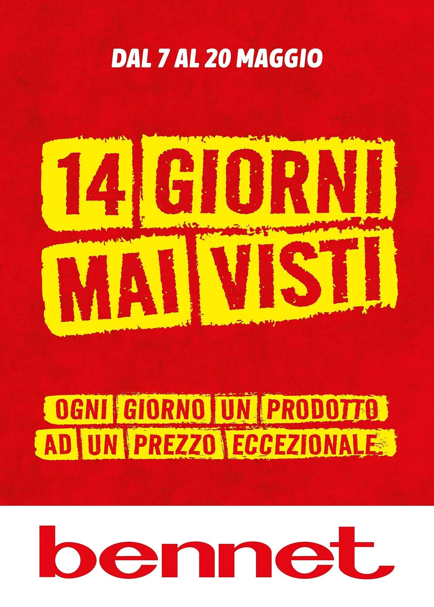 Volantino Bennet da 7 maggio a 20 maggio di 2026 - Pagina del volantino 1