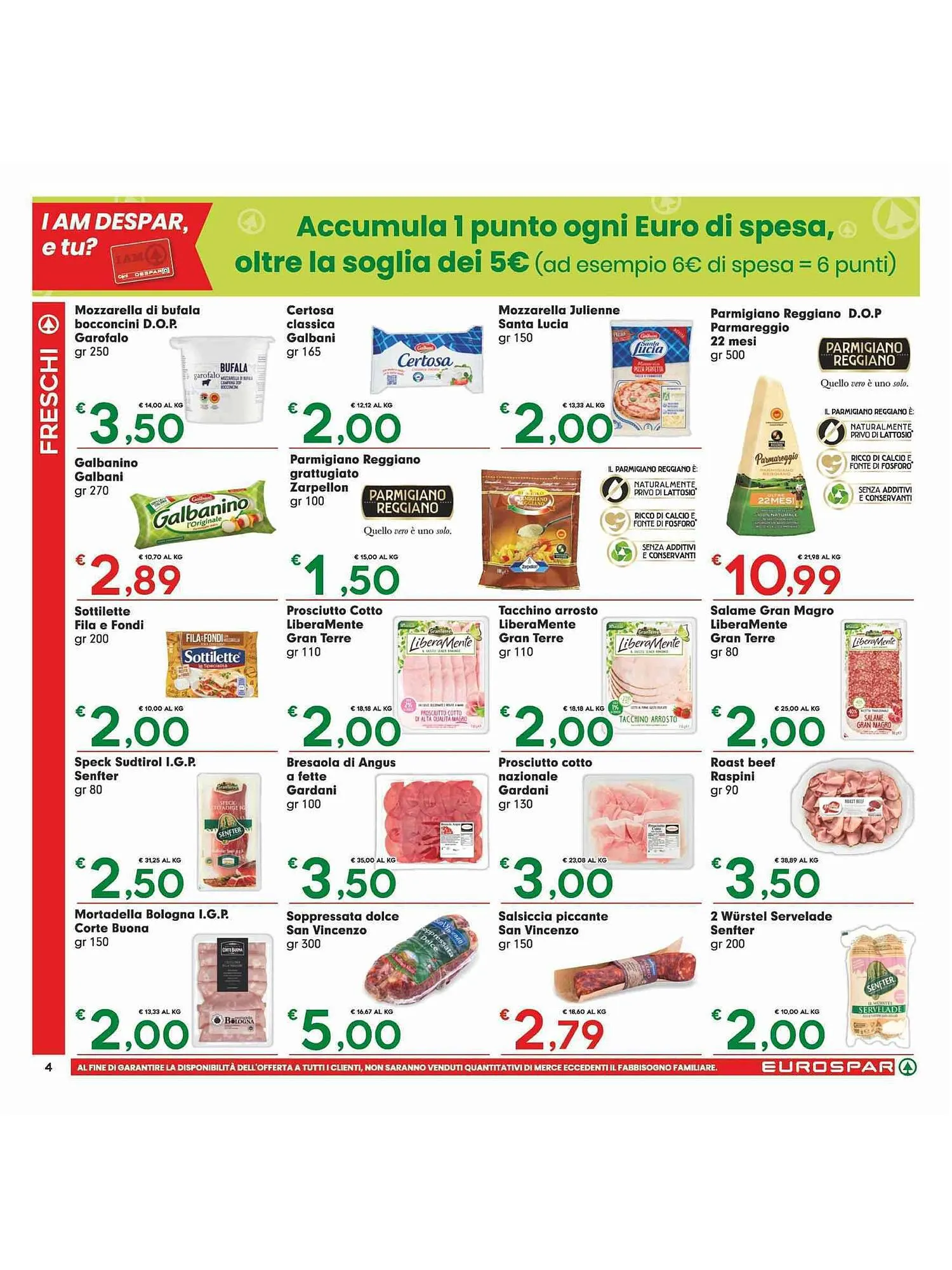 Volantino Eurospar da 23 novembre a 6 dicembre di 2023 - Pagina del volantino 4
