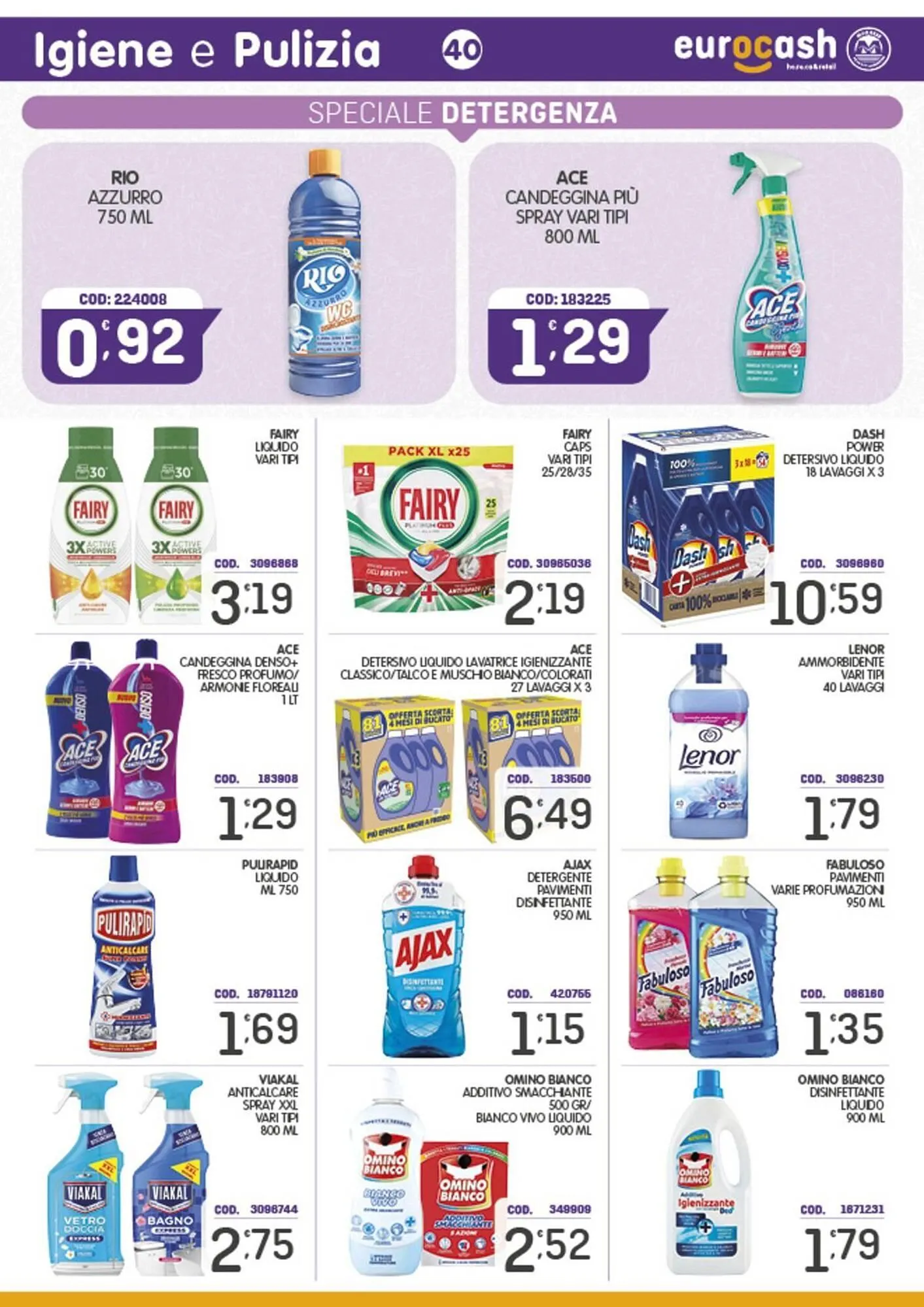Volantino Eurocash da 23 giugno a 13 luglio di 2025 - Pagina del volantino 40
