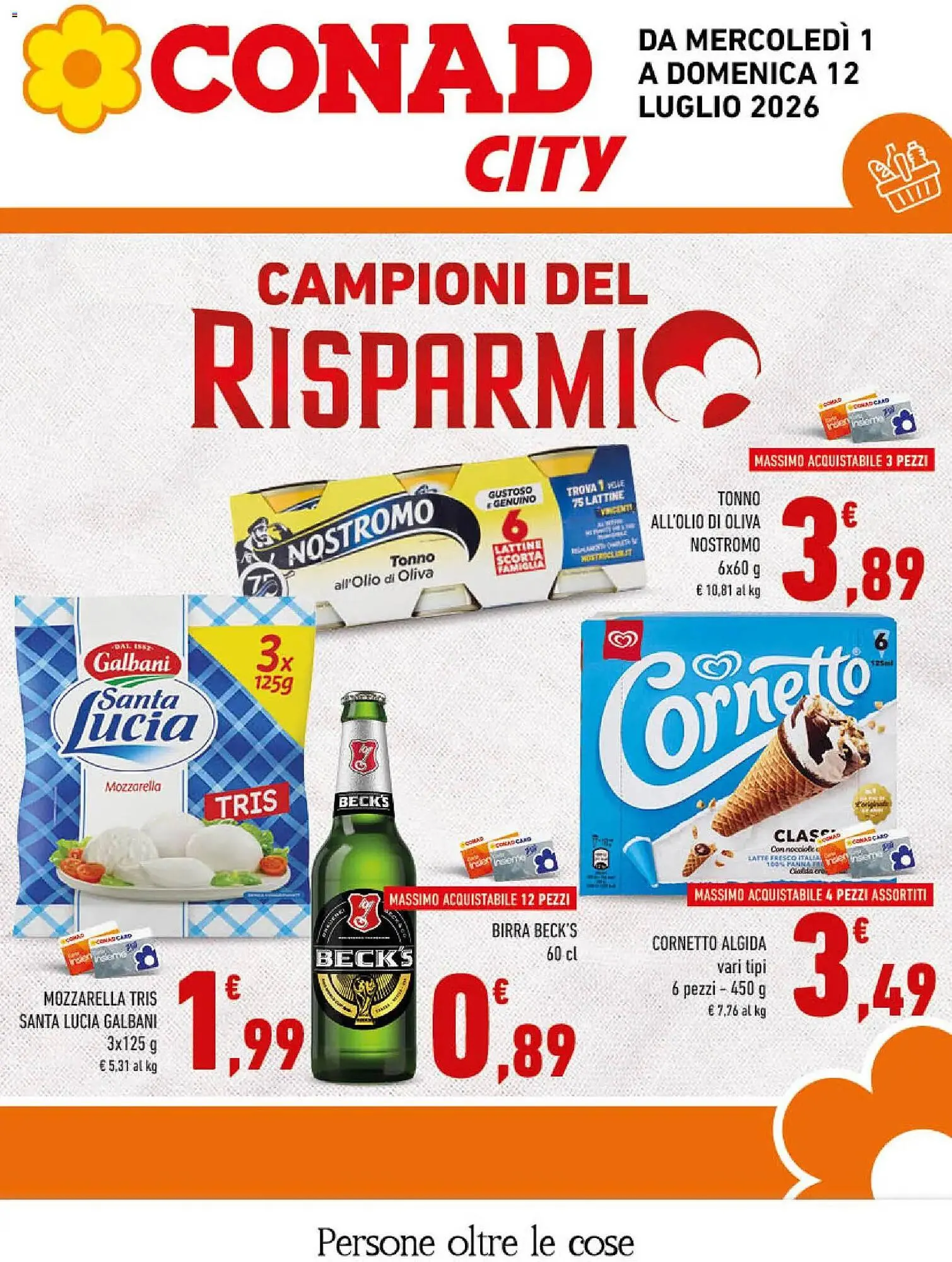 Volantino Conad da 1 luglio a 12 luglio di 2026 - Pagina del volantino 1
