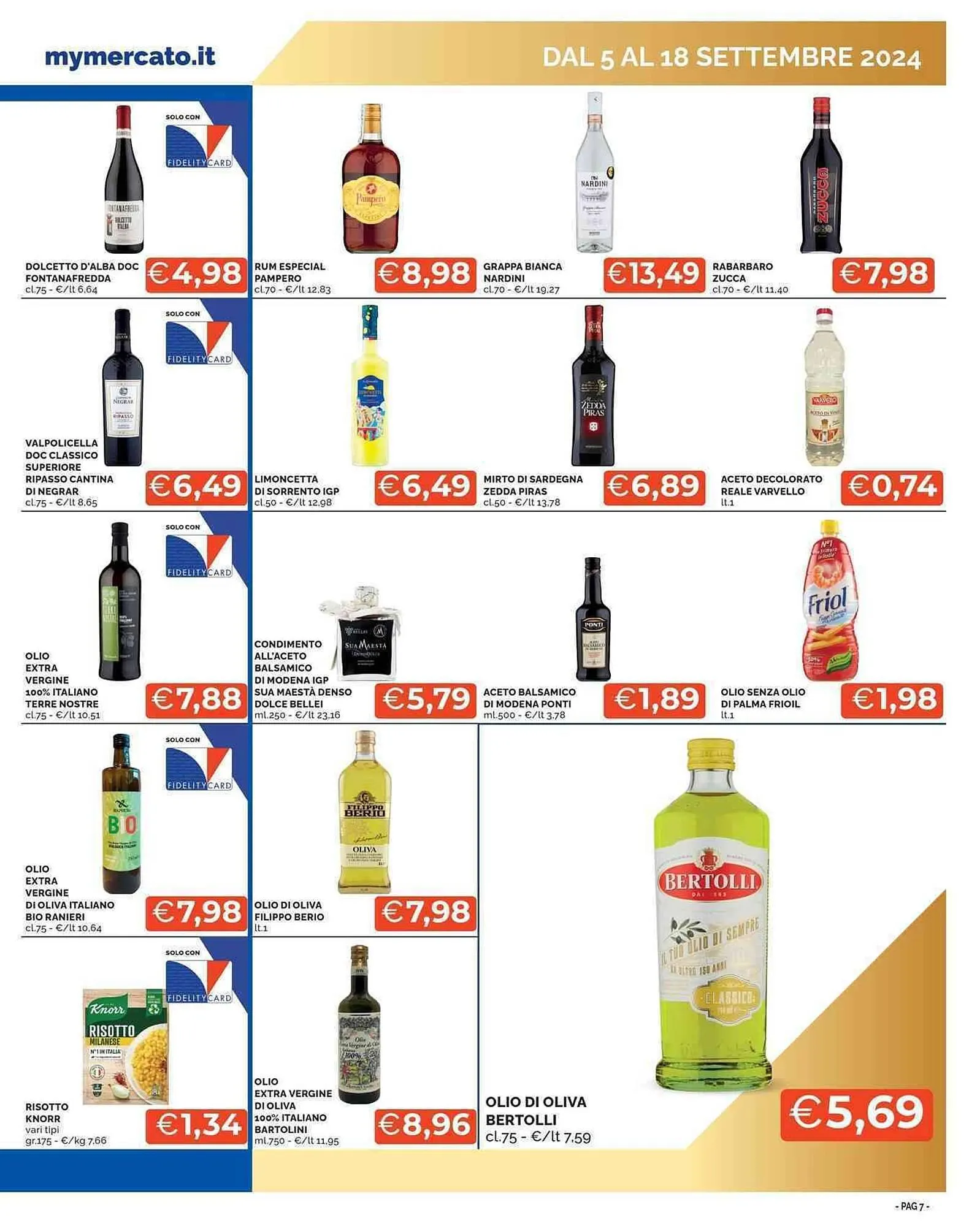 Volantino Mercatò Big da 5 settembre a 18 settembre di 2024 - Pagina del volantino 7