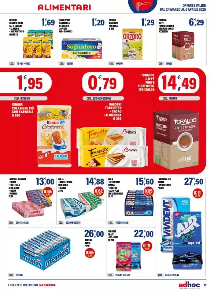 Aspettando pasqua da 24 marzo a 6 aprile di 2025 - Pagina del volantino 19