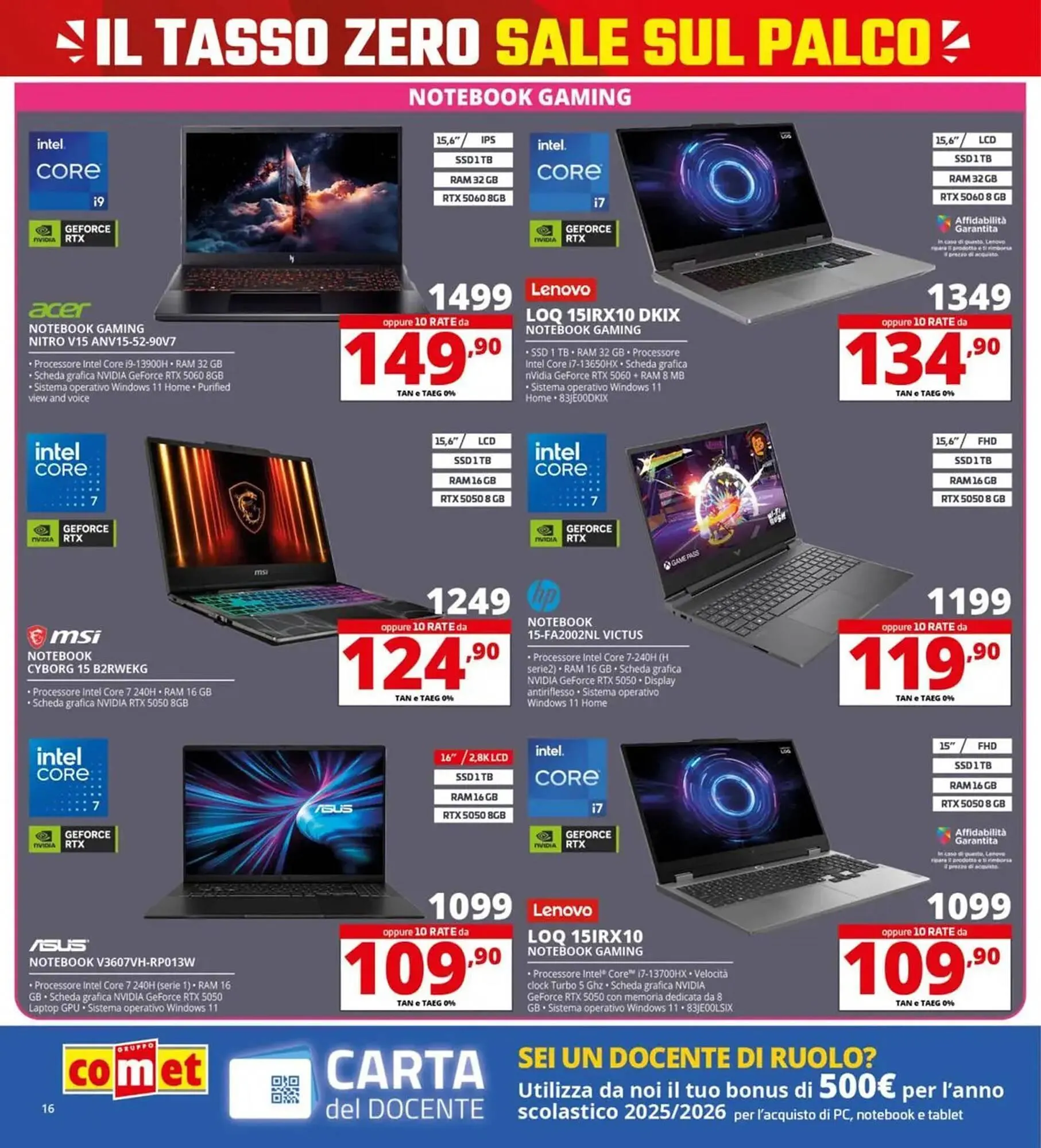 Volantino Comet da 19 febbraio a 4 marzo di 2026 - Pagina del volantino 16