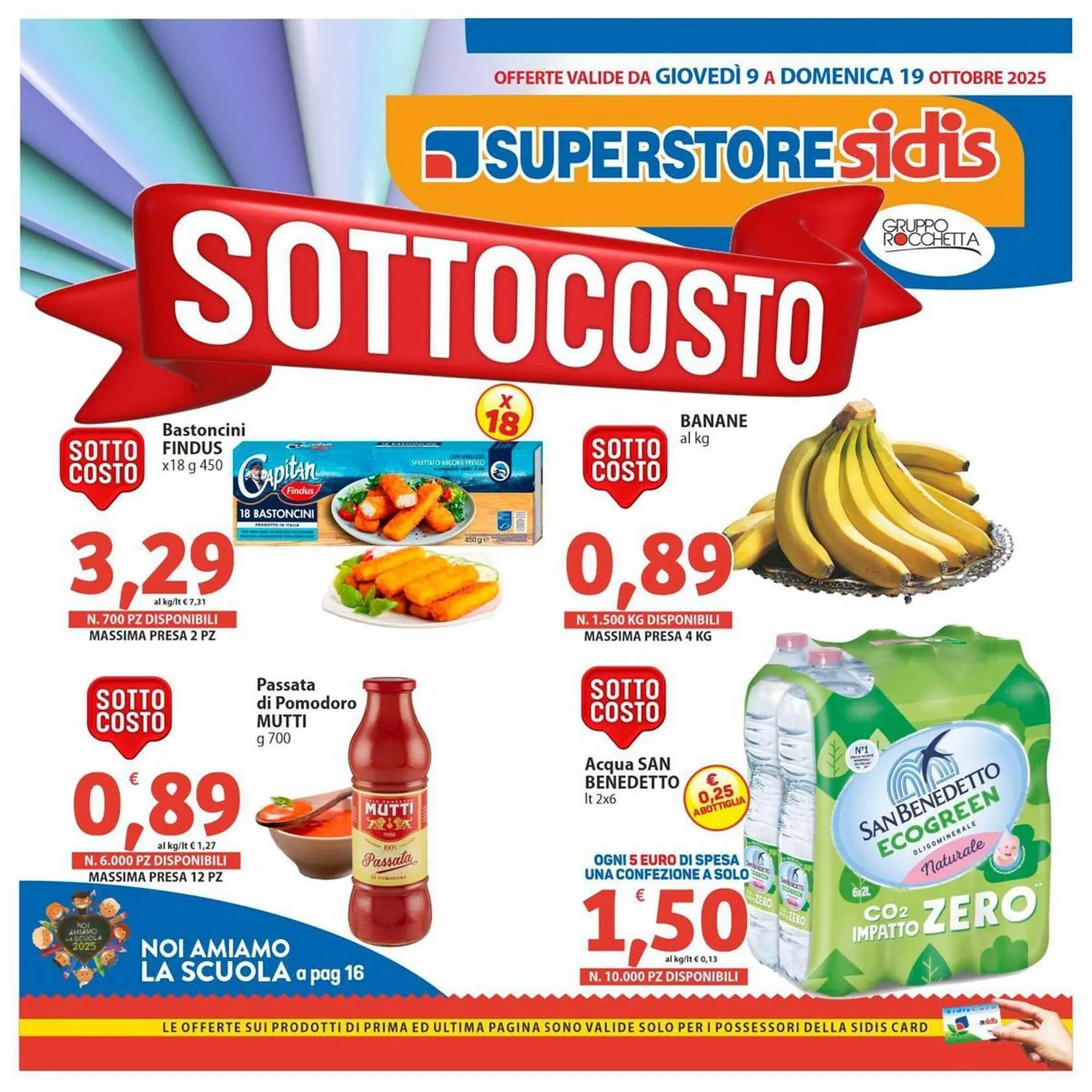 Volantino Sidis da 9 ottobre a 19 ottobre di 2025 - Pagina del volantino 1