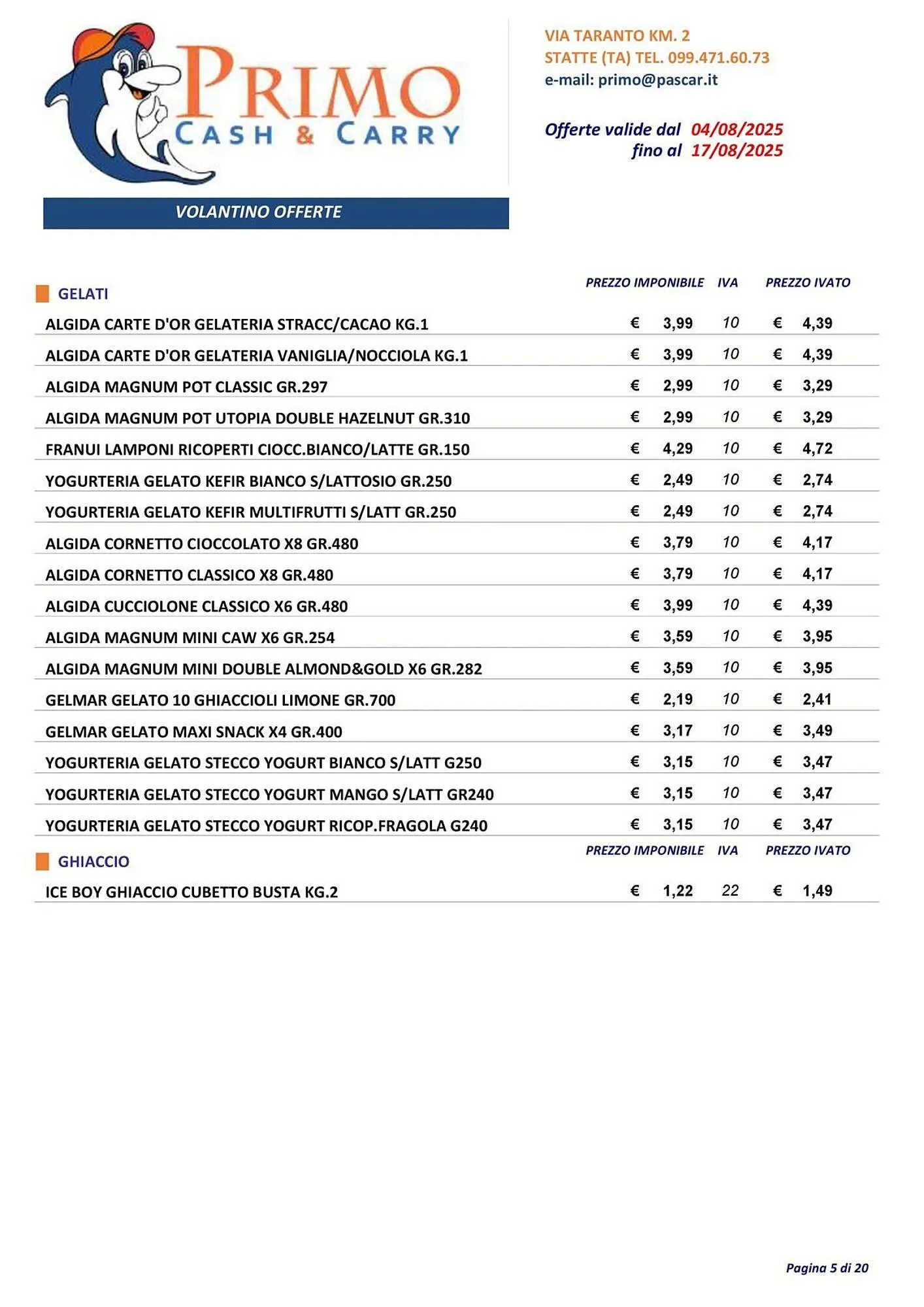Volantino Gruppo Pascar da 4 agosto a 17 agosto di 2025 - Pagina del volantino 5