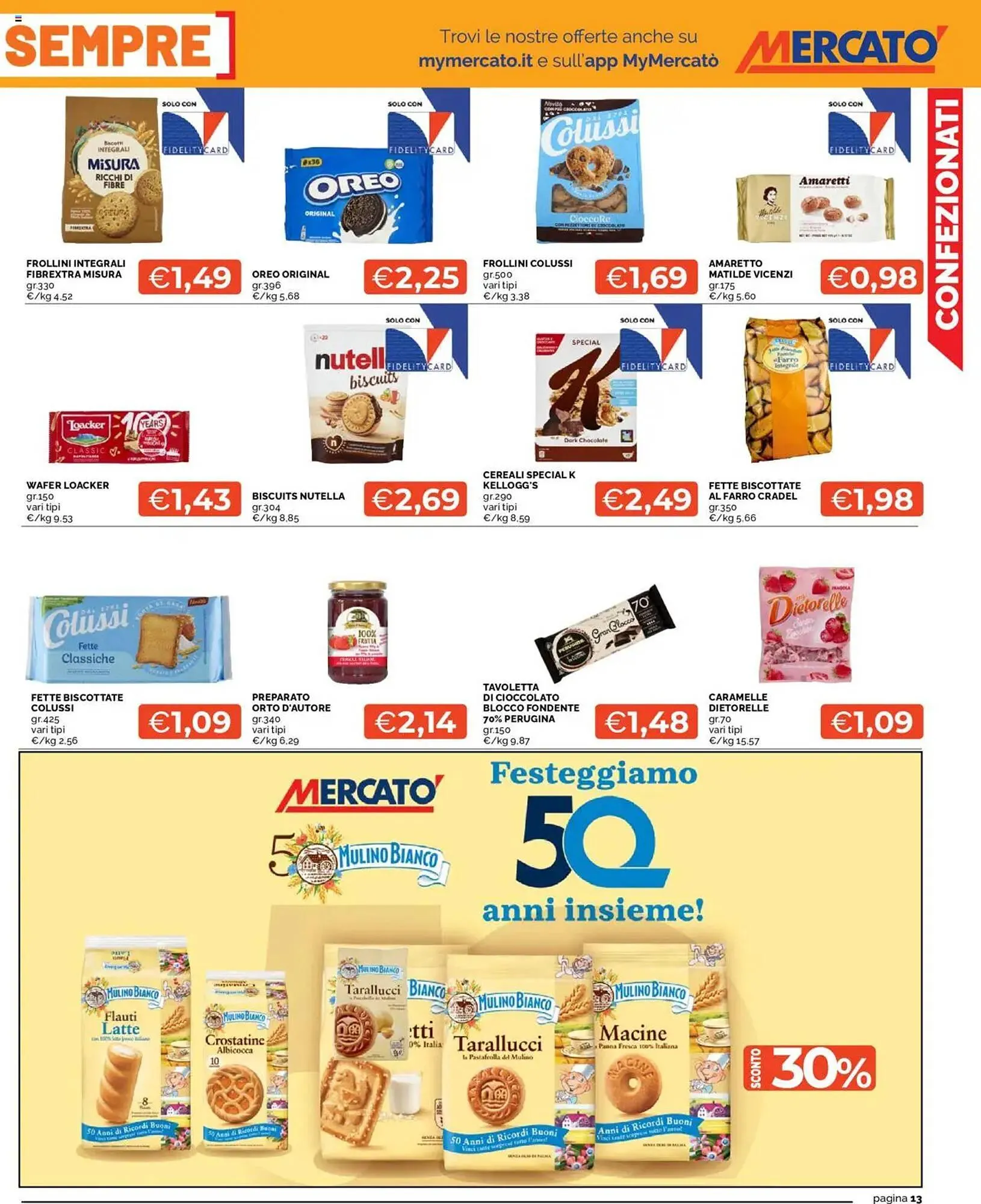 Volantino Mercatò da 9 giugno a 22 giugno di 2025 - Pagina del volantino 13