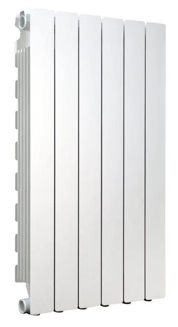 Radiatore acqua calda PRODIGE Modern in alluminio, 6 elementi interasse 80 cm, bianco Vedi i dettagli del prodotto