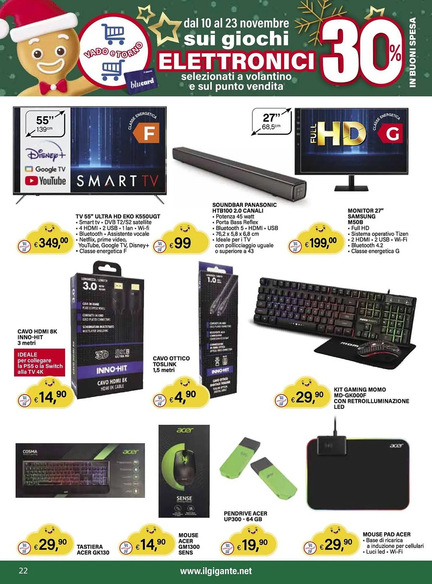 Volantino Il Gigante da 10 novembre a 23 novembre di 2025 - Pagina del volantino 22