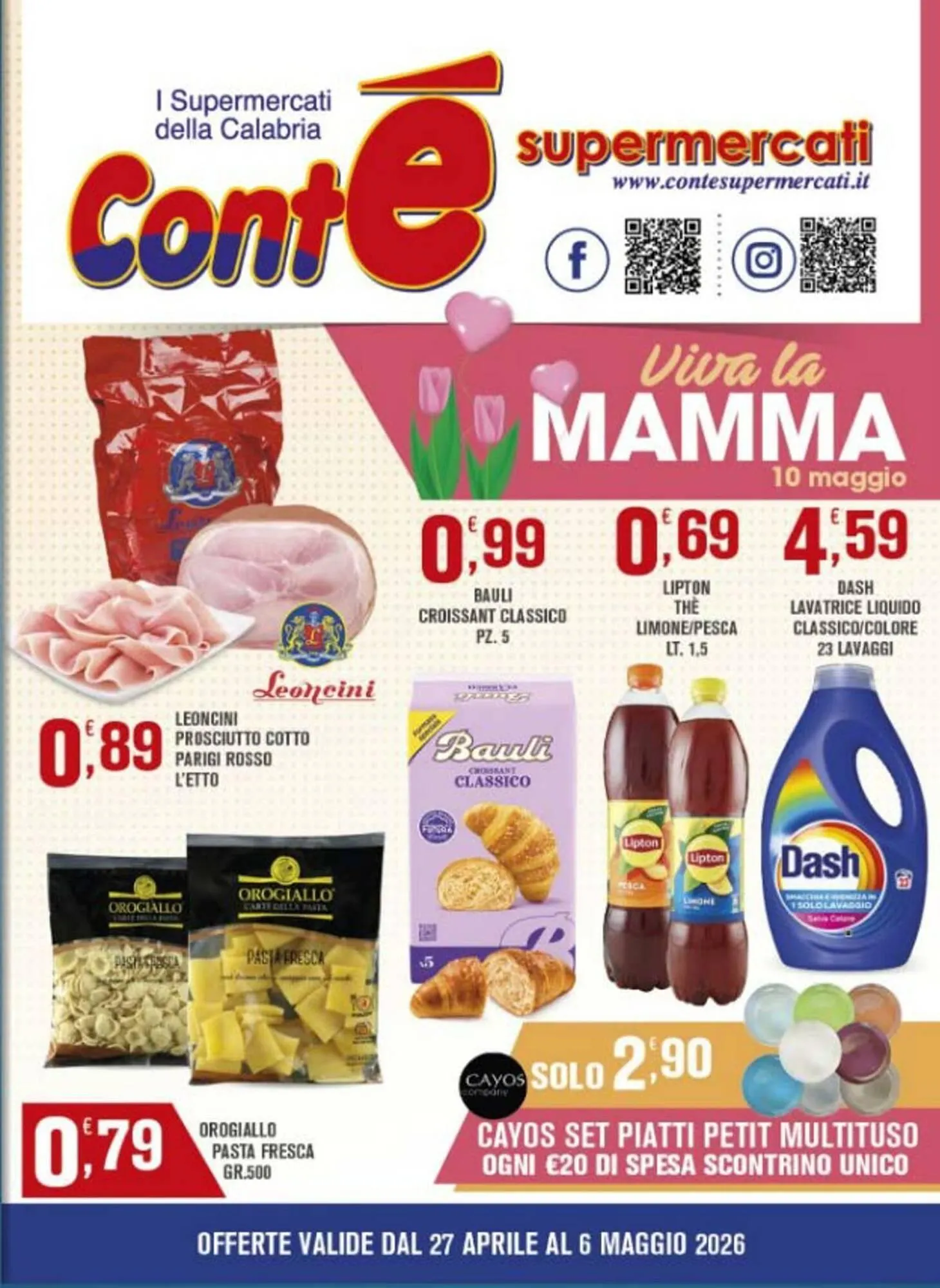 Volantino Conté Supermercati da 27 aprile a 6 maggio di 2026 - Pagina del volantino 1
