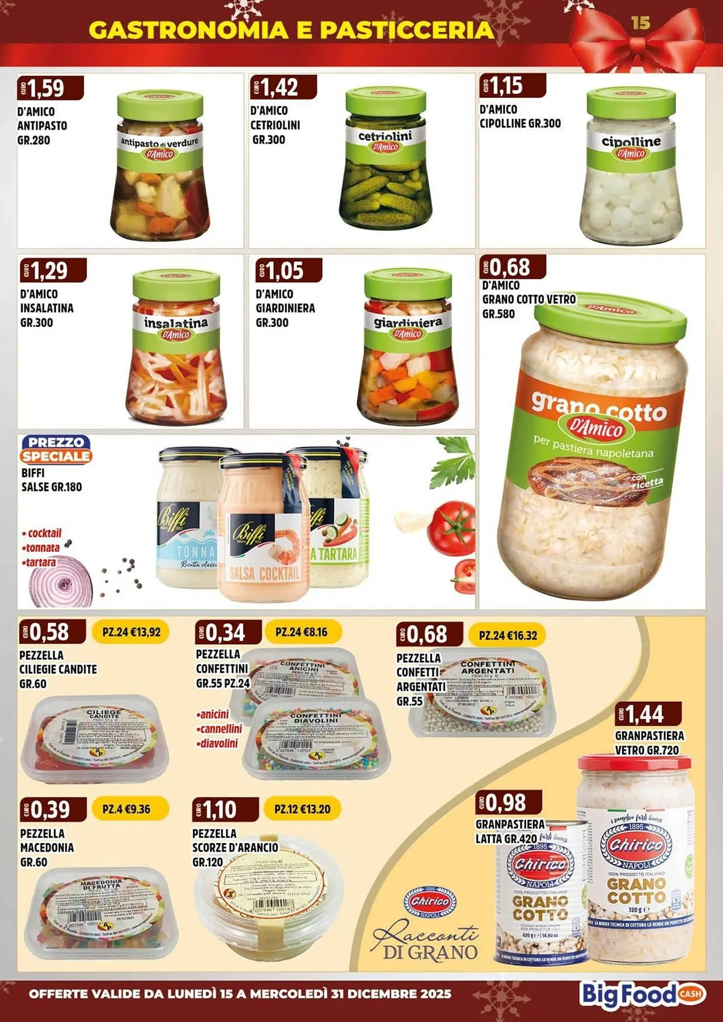 Volantino Big Food da 15 dicembre a 31 dicembre di 2025 - Pagina del volantino 15
