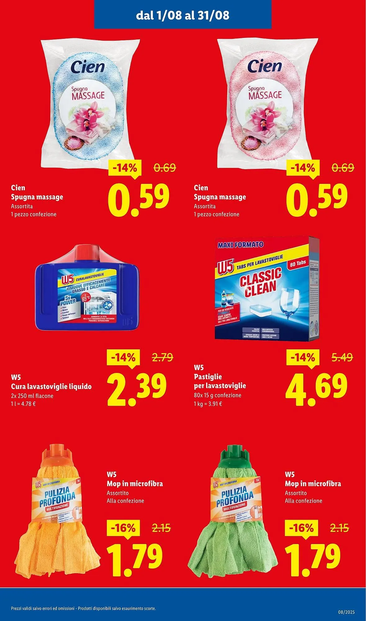 Volantino Lidl da 1 agosto a 31 agosto di 2025 - Pagina del volantino 17