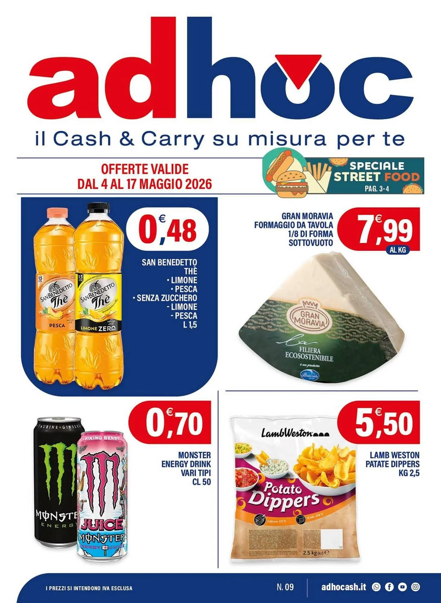 Volantino Adhoc da 4 maggio a 17 maggio di 2026 - Pagina del volantino 1