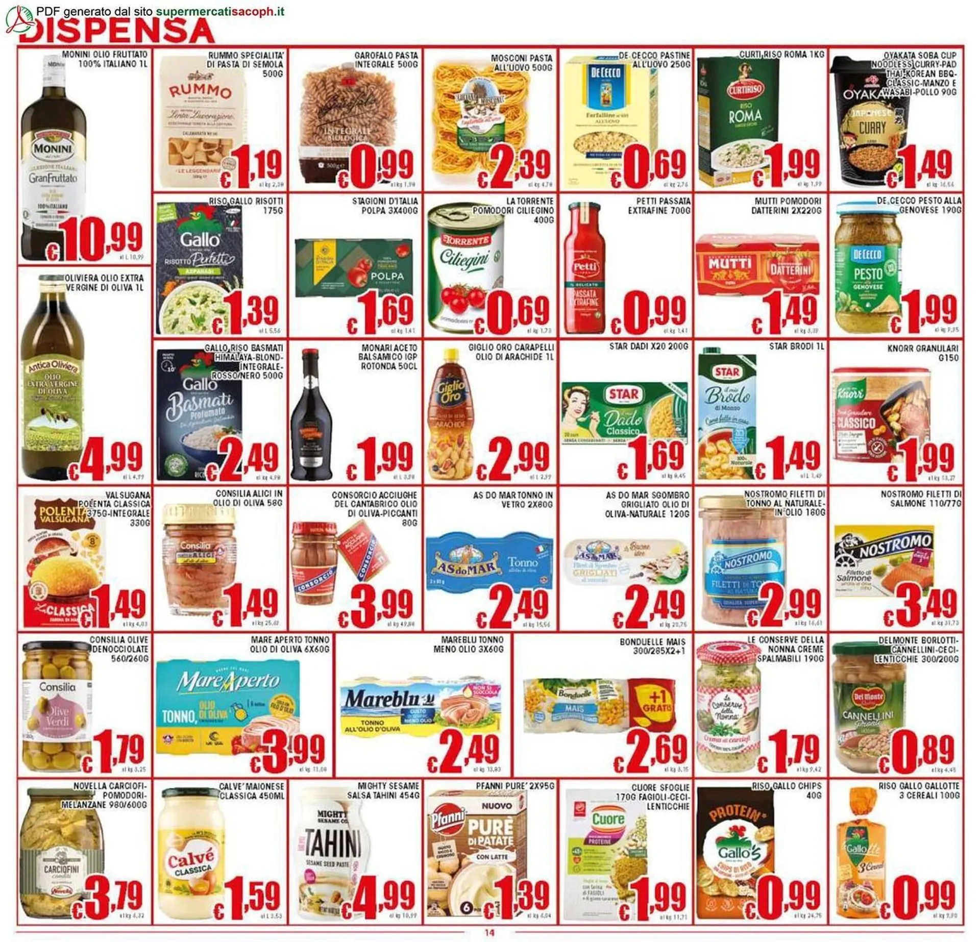 Volantino Sacoph da 17 ottobre a 28 ottobre di 2025 - Pagina del volantino 14