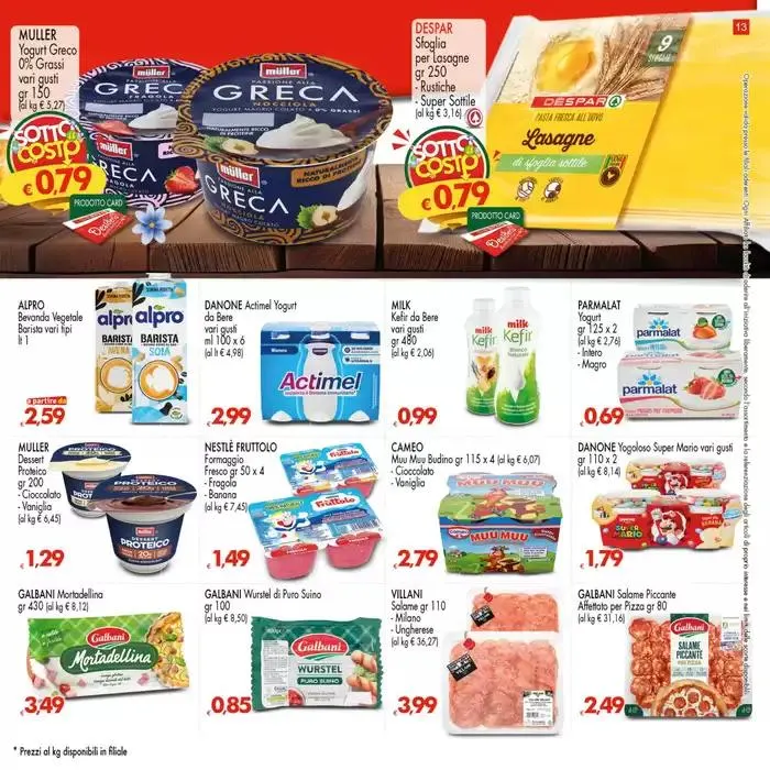 Sotto il costo da 27 marzo a 9 aprile di 2025 - Pagina del volantino 13