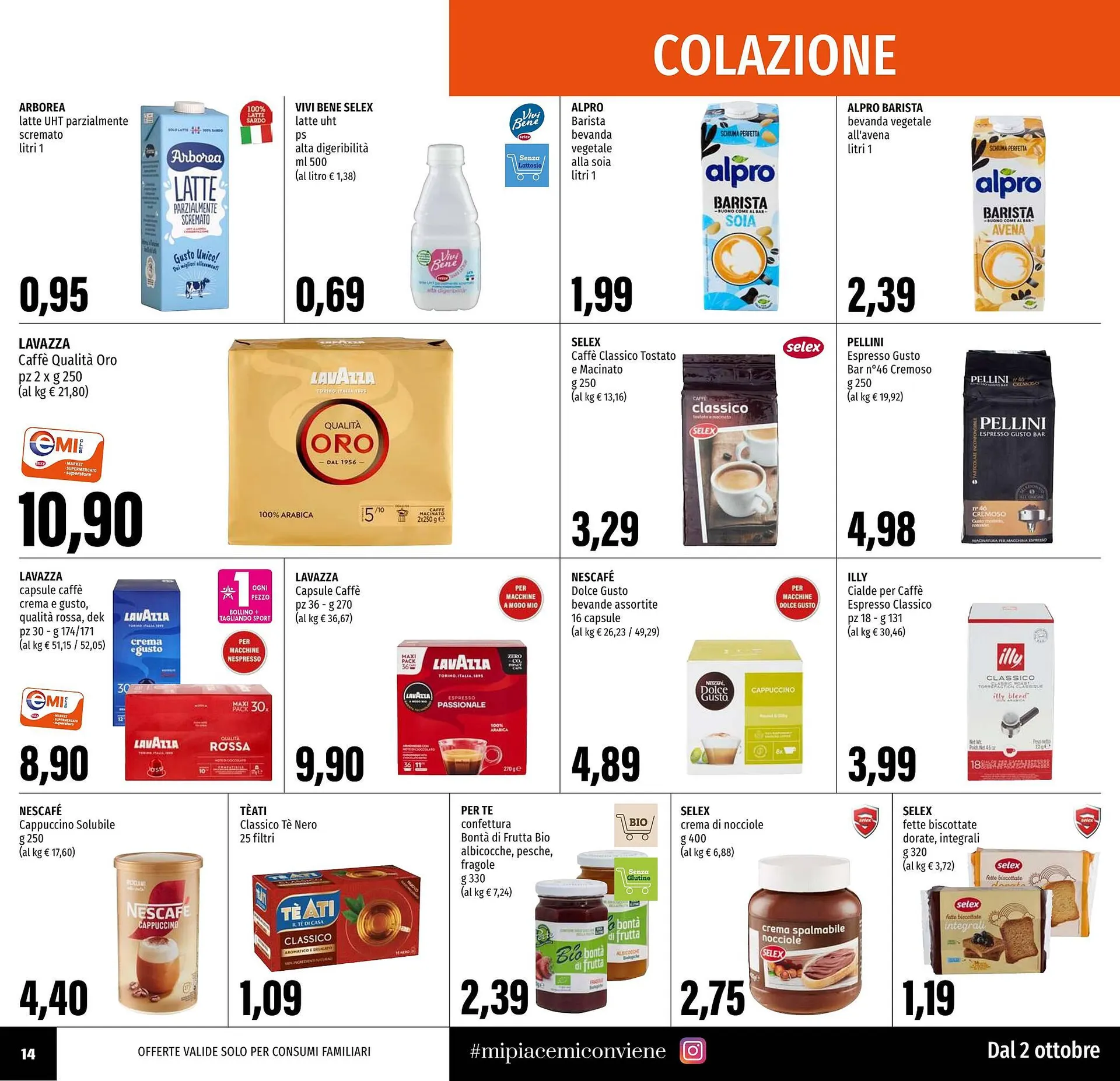 Volantino Emi Supermercati da 2 ottobre a 15 ottobre di 2025 - Pagina del volantino 14