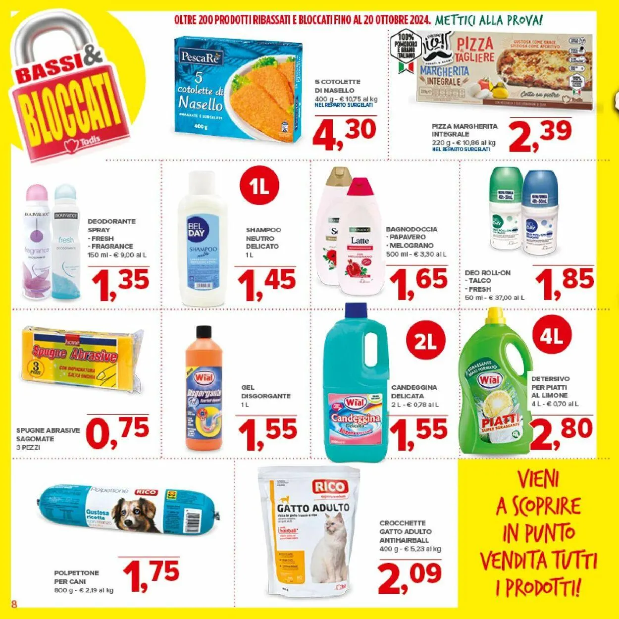 Todis Volantino attuale da 2 ottobre a 16 ottobre di 2024 - Pagina del volantino 8