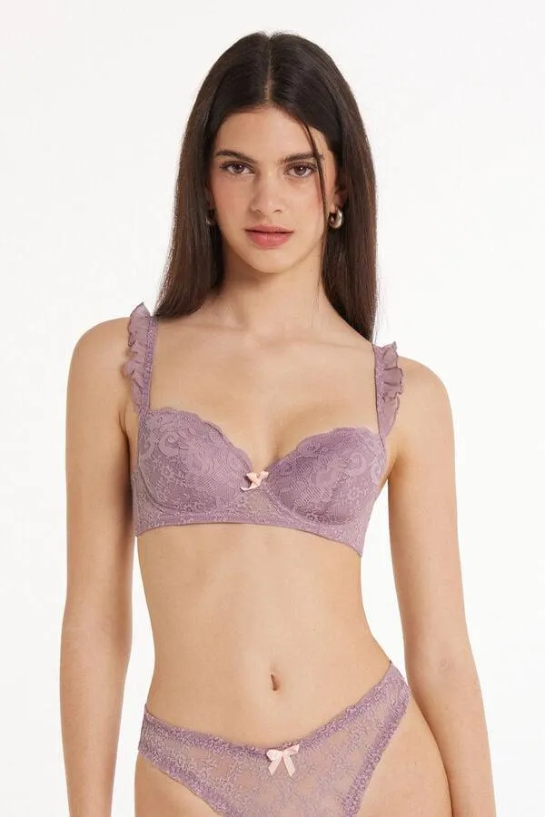 Reggiseno Balconcino Leggermente Imbottito Soft Mauve Chiffon Wien