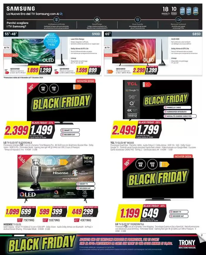 Black friday da 26 novembre a 4 dicembre di 2024 - Pagina del volantino 3